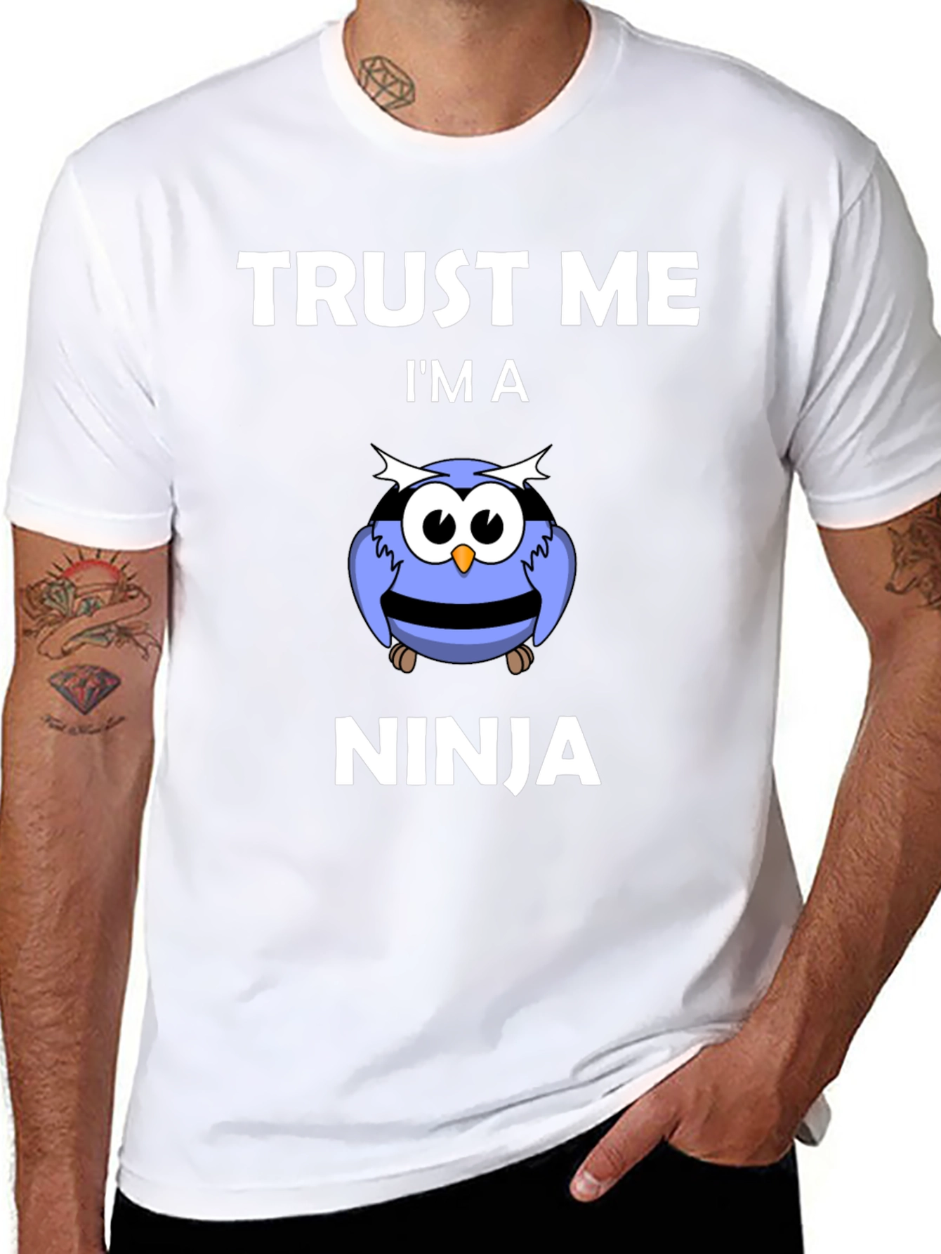 Trust Me Im a Ninja Owl T-Shirt