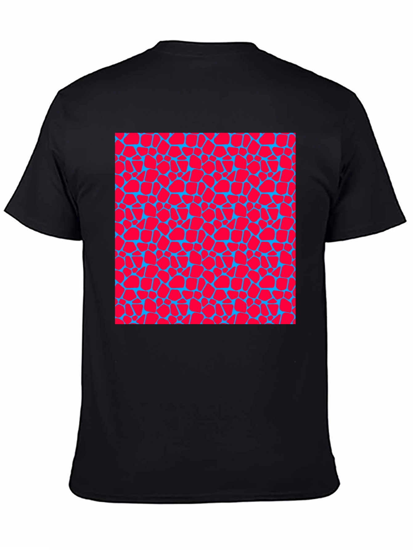 Abstract Mosaic T-Shirt - Modern Geometric Design