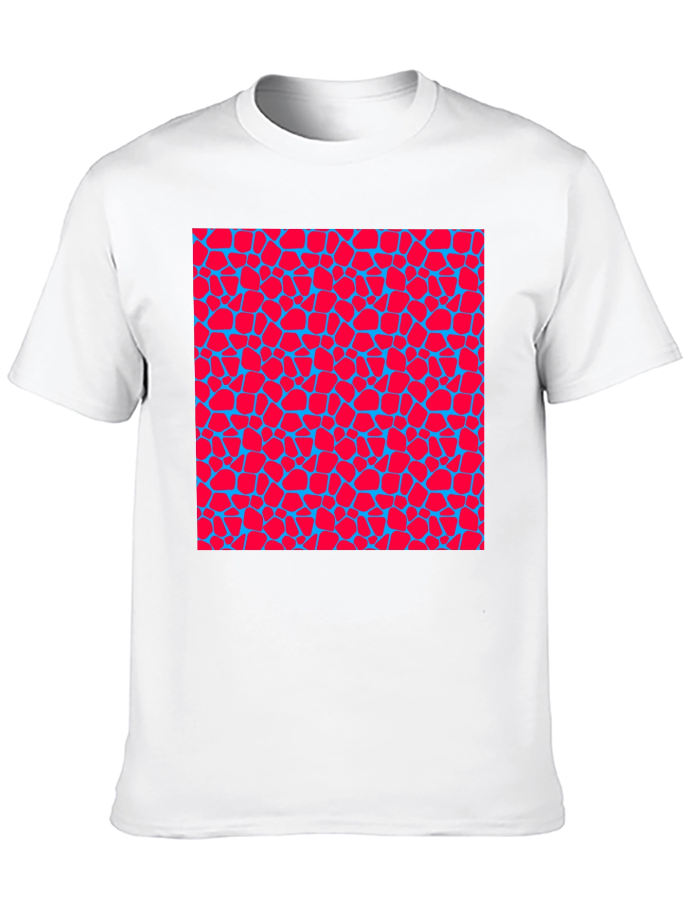 Abstract Mosaic T-Shirt - Modern Geometric Design