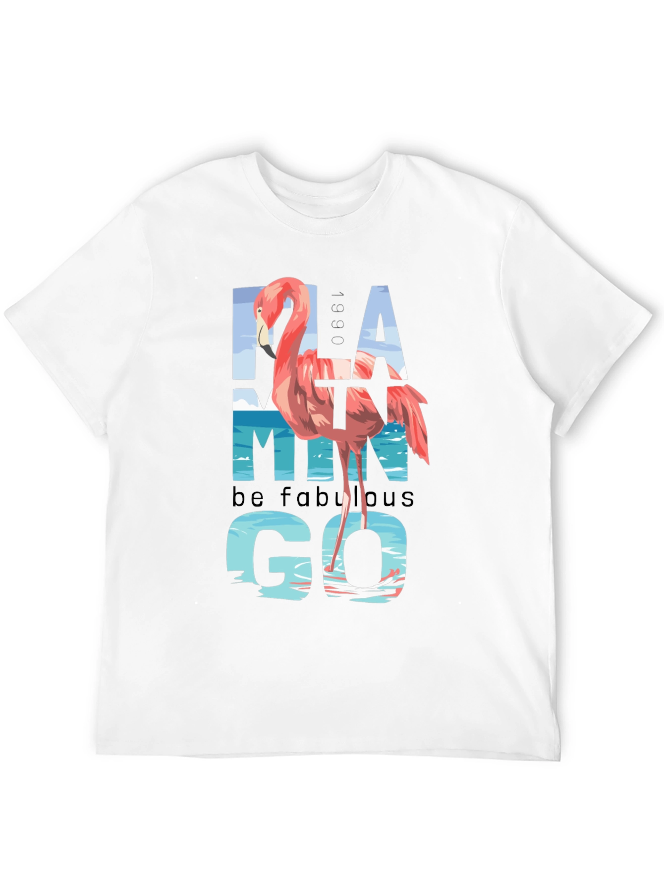 Flamingo Graphic Tee - Be Fabulous Go!