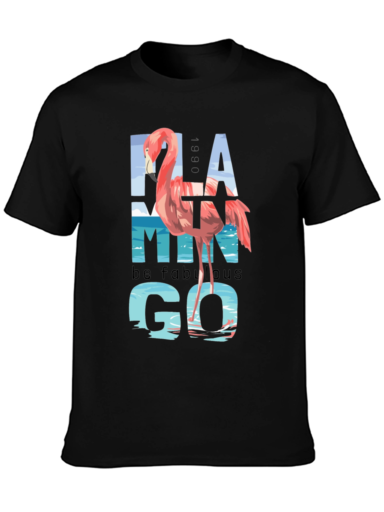 Flamingo Graphic Tee - Be Fabulous Go!