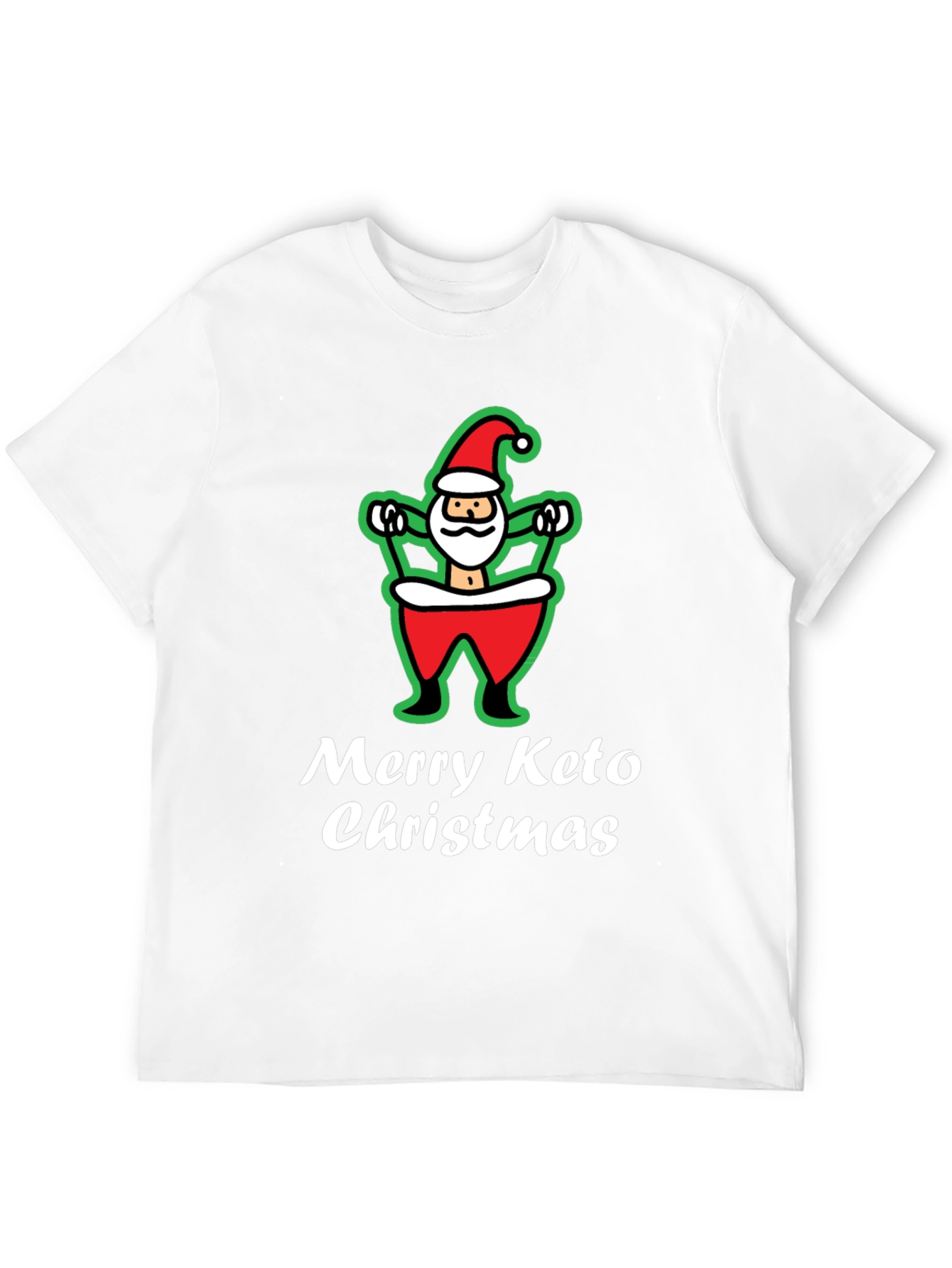 Merry Keto Christmas Graphic T-Shirt