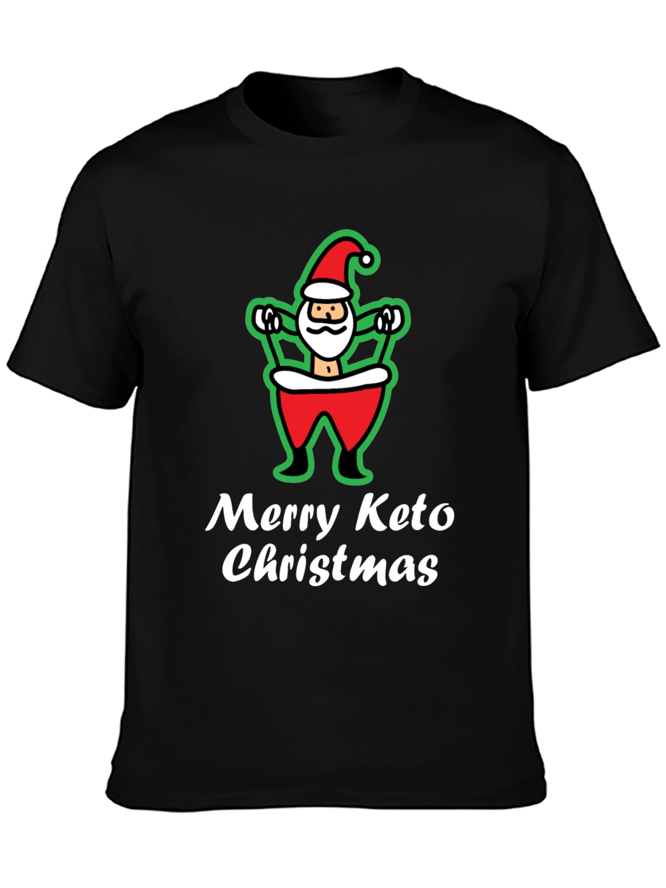Merry Keto Christmas Graphic T-Shirt