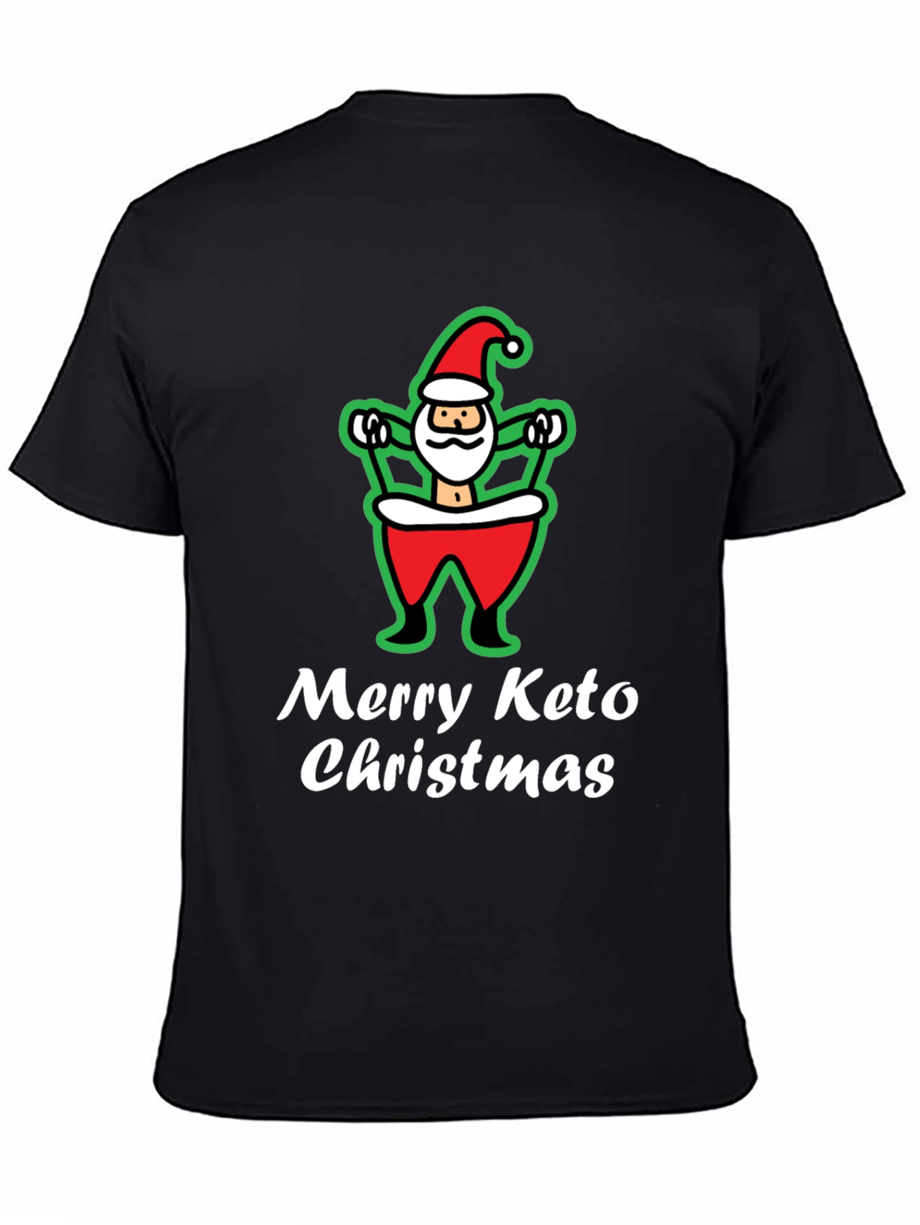 Merry Keto Christmas Graphic T-Shirt