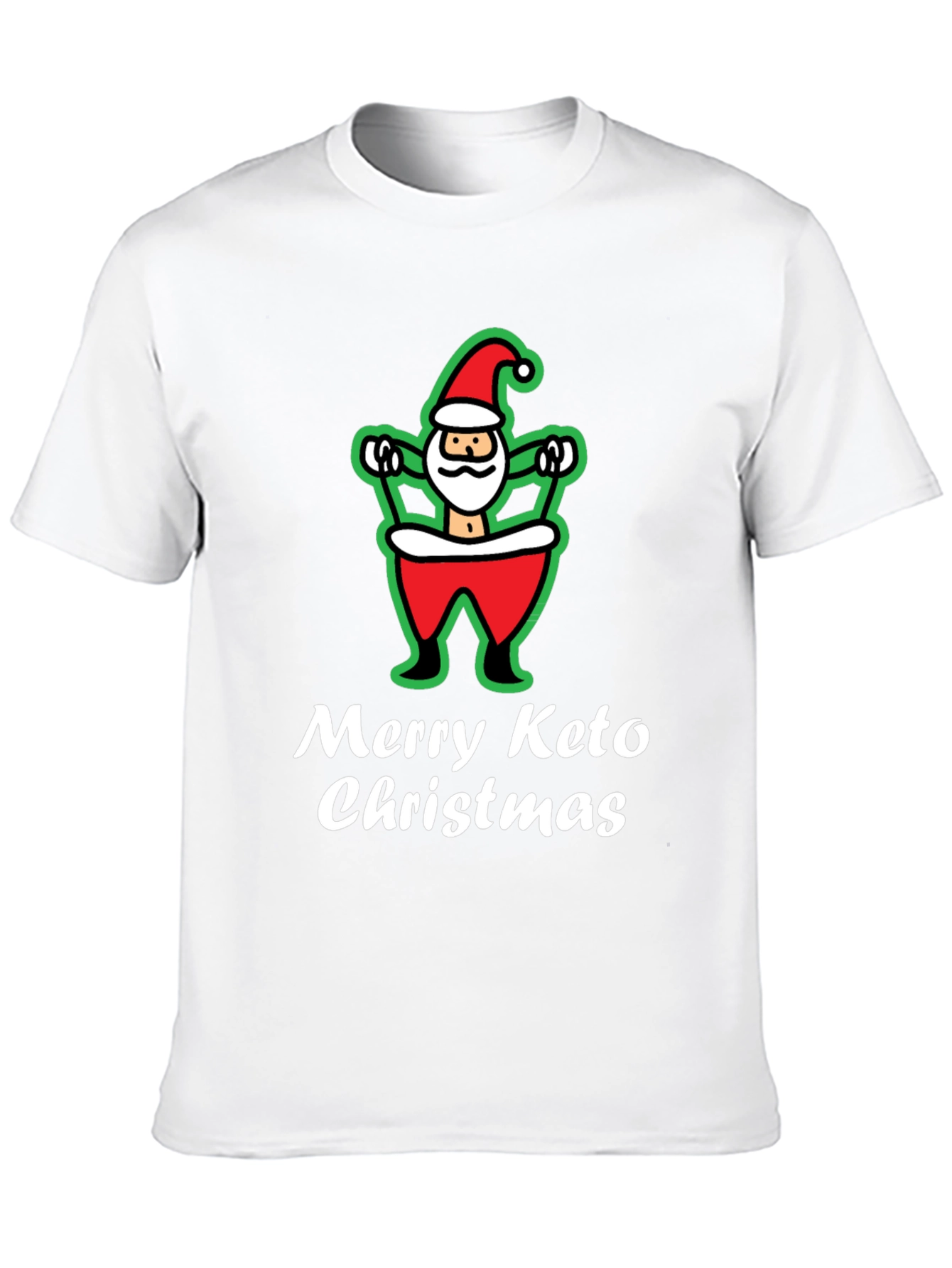 Merry Keto Christmas Graphic T-Shirt