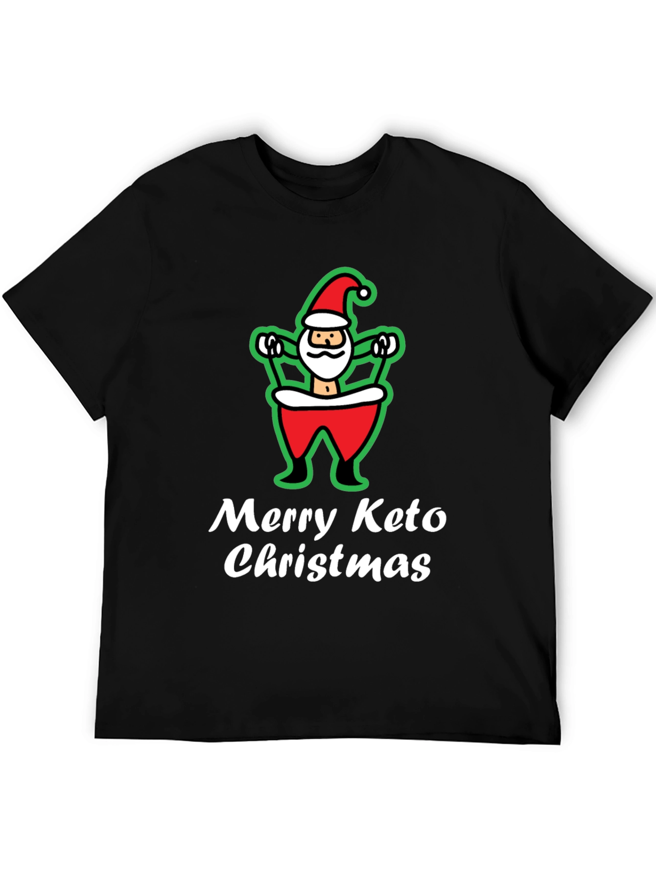 Merry Keto Christmas Graphic T-Shirt