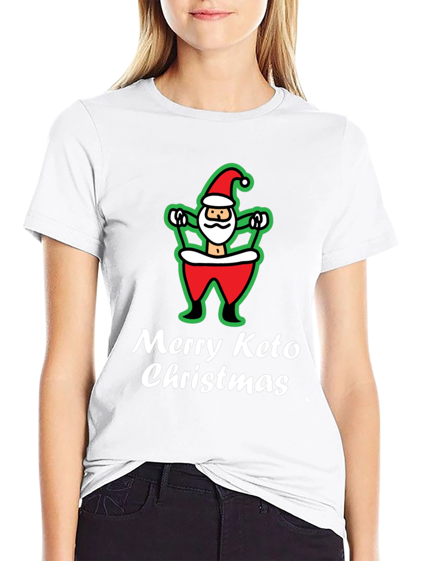 Merry Keto Christmas Graphic T-Shirt