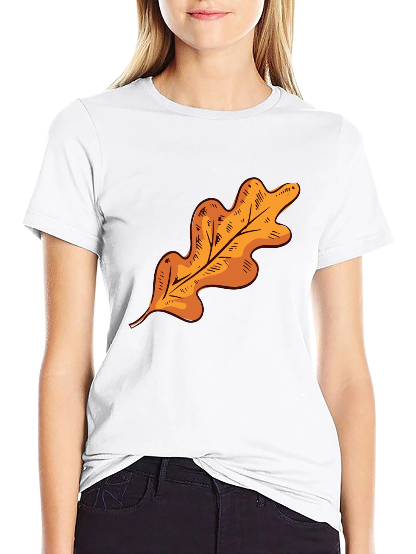 Autumn Leaf Graphic T-Shirt - Stylish Fall Apparel