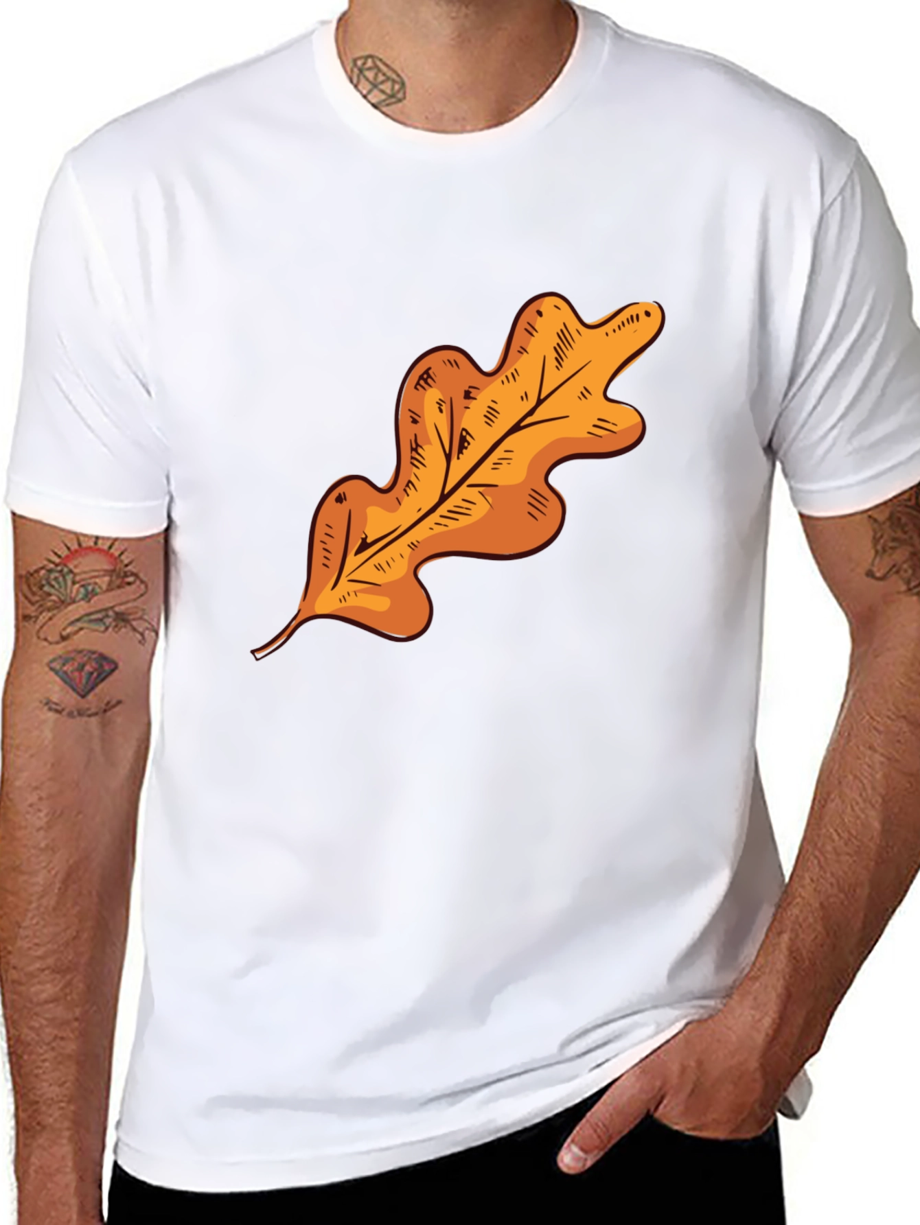 Autumn Leaf Graphic T-Shirt - Stylish Fall Apparel