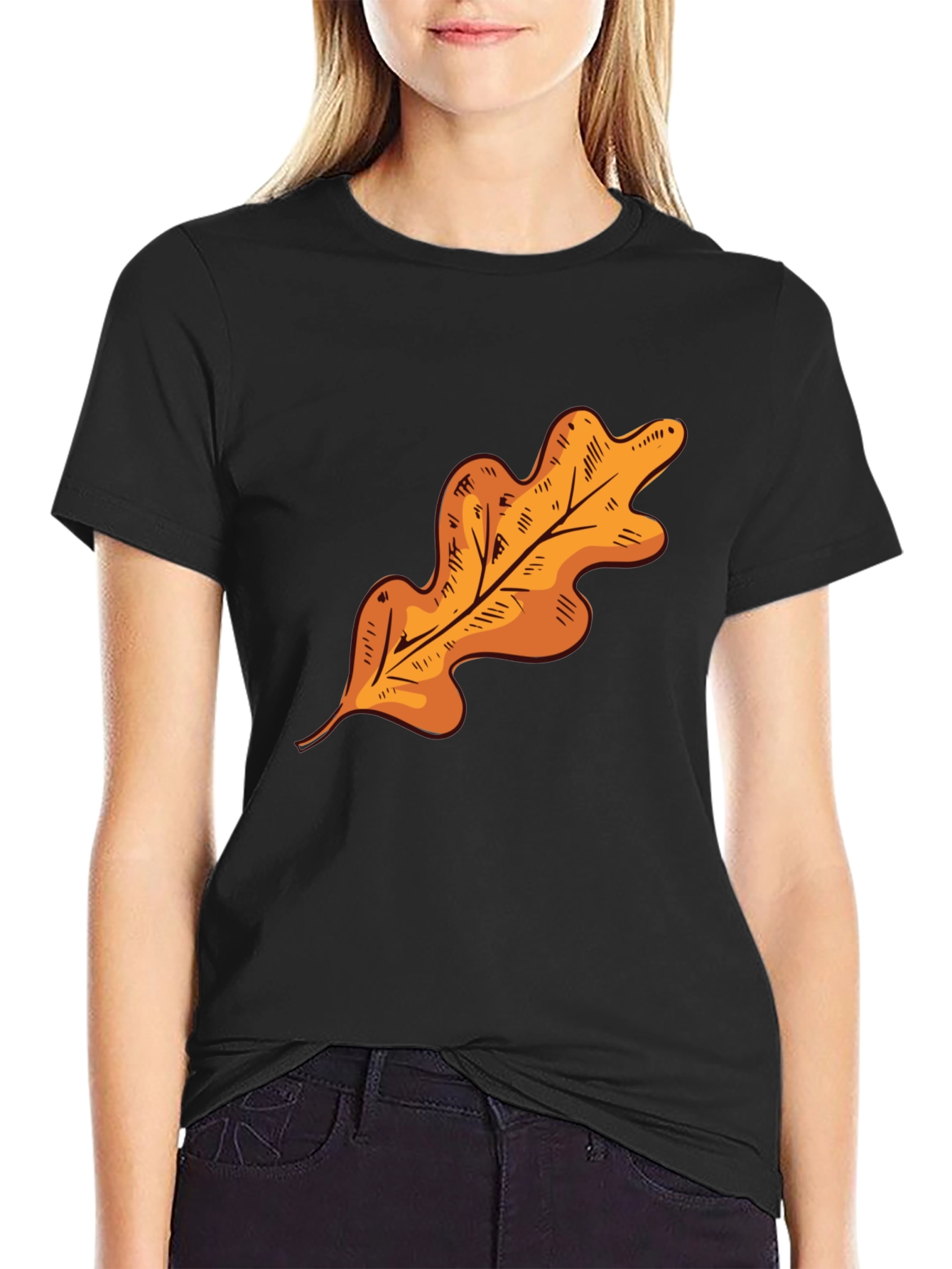 Autumn Leaf Graphic T-Shirt - Stylish Fall Apparel