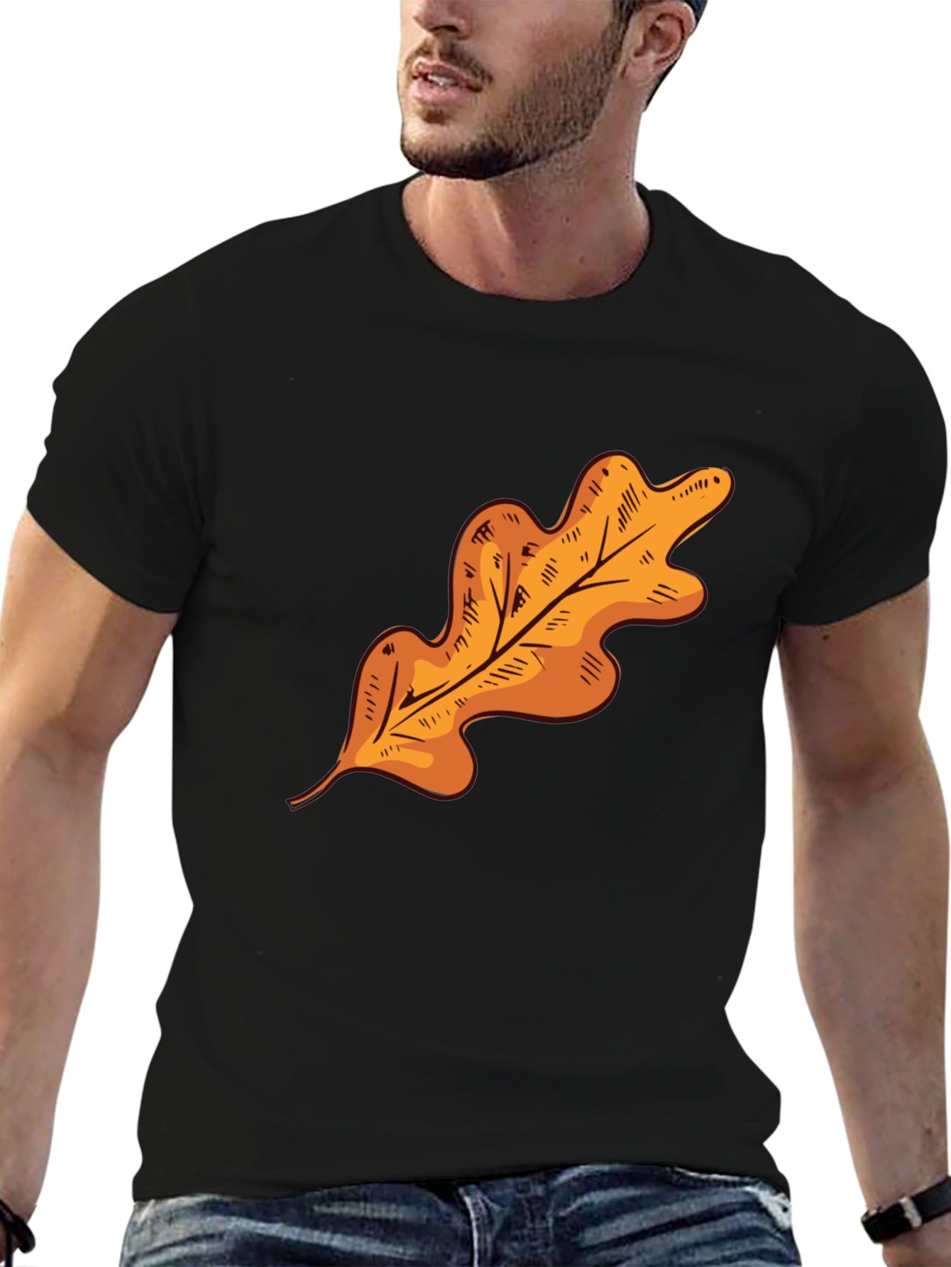 Autumn Leaf Graphic T-Shirt - Stylish Fall Apparel
