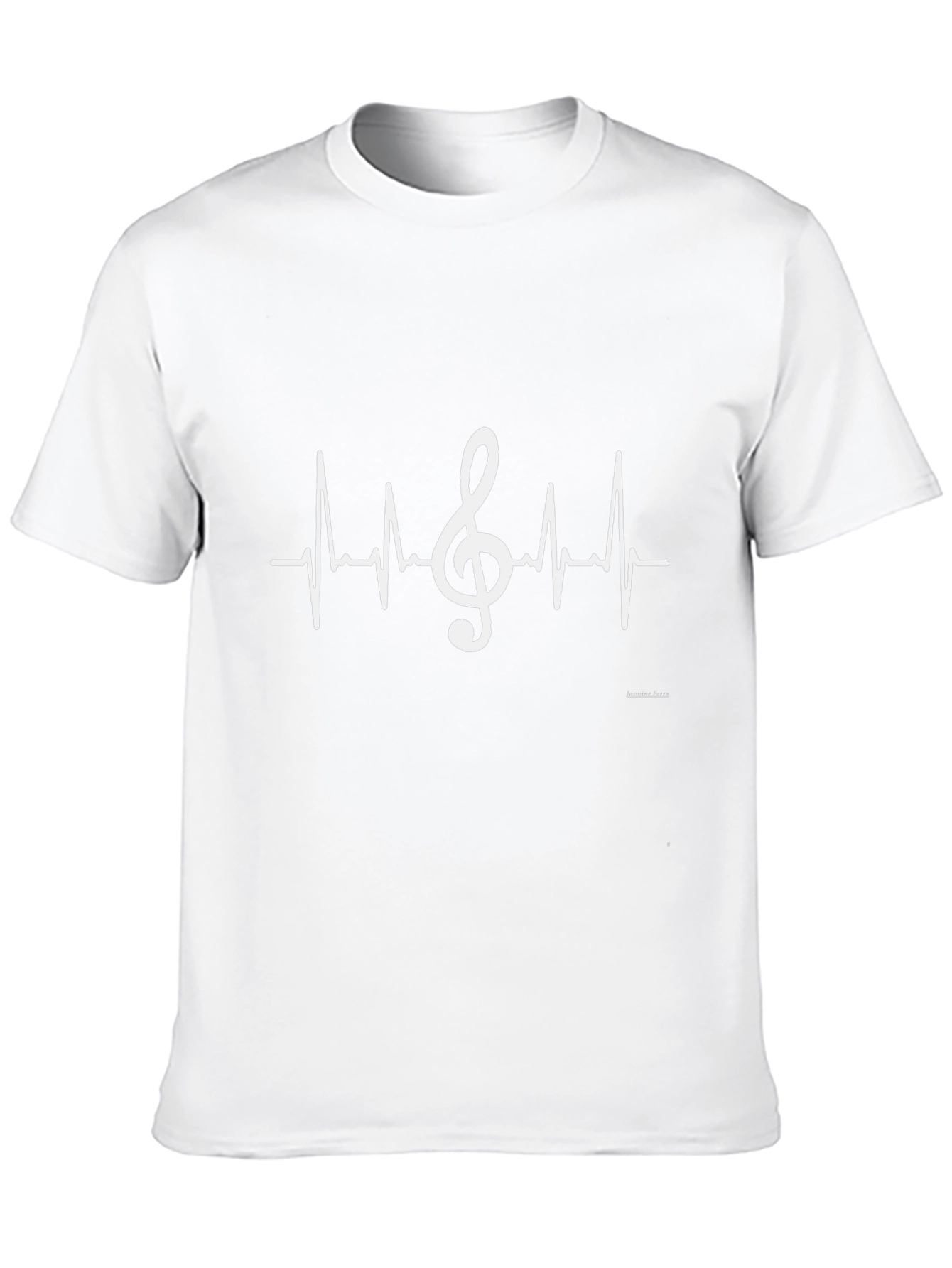 Musical Heartbeat T-Shirt - Black