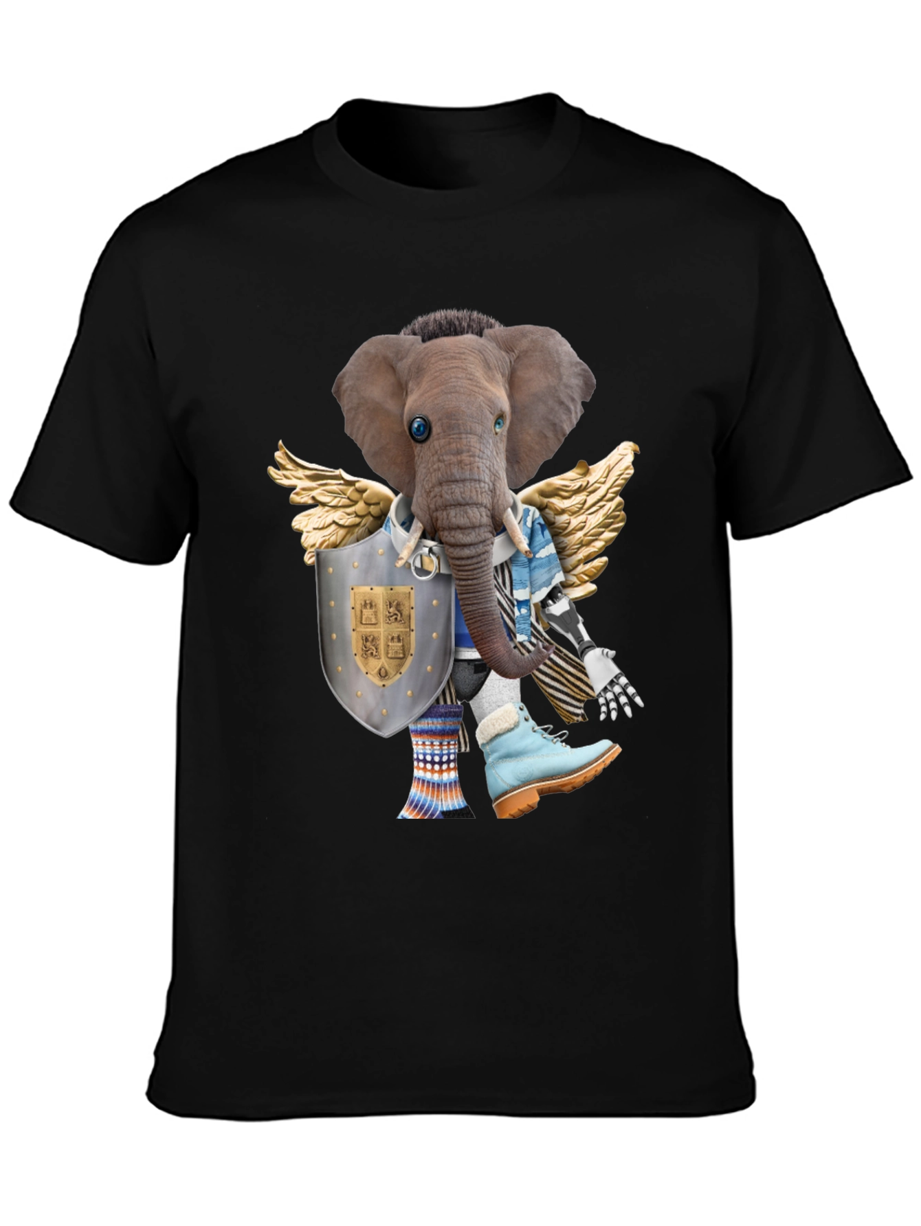 Elephant Knight T-Shirt - Unique Graphic Tee