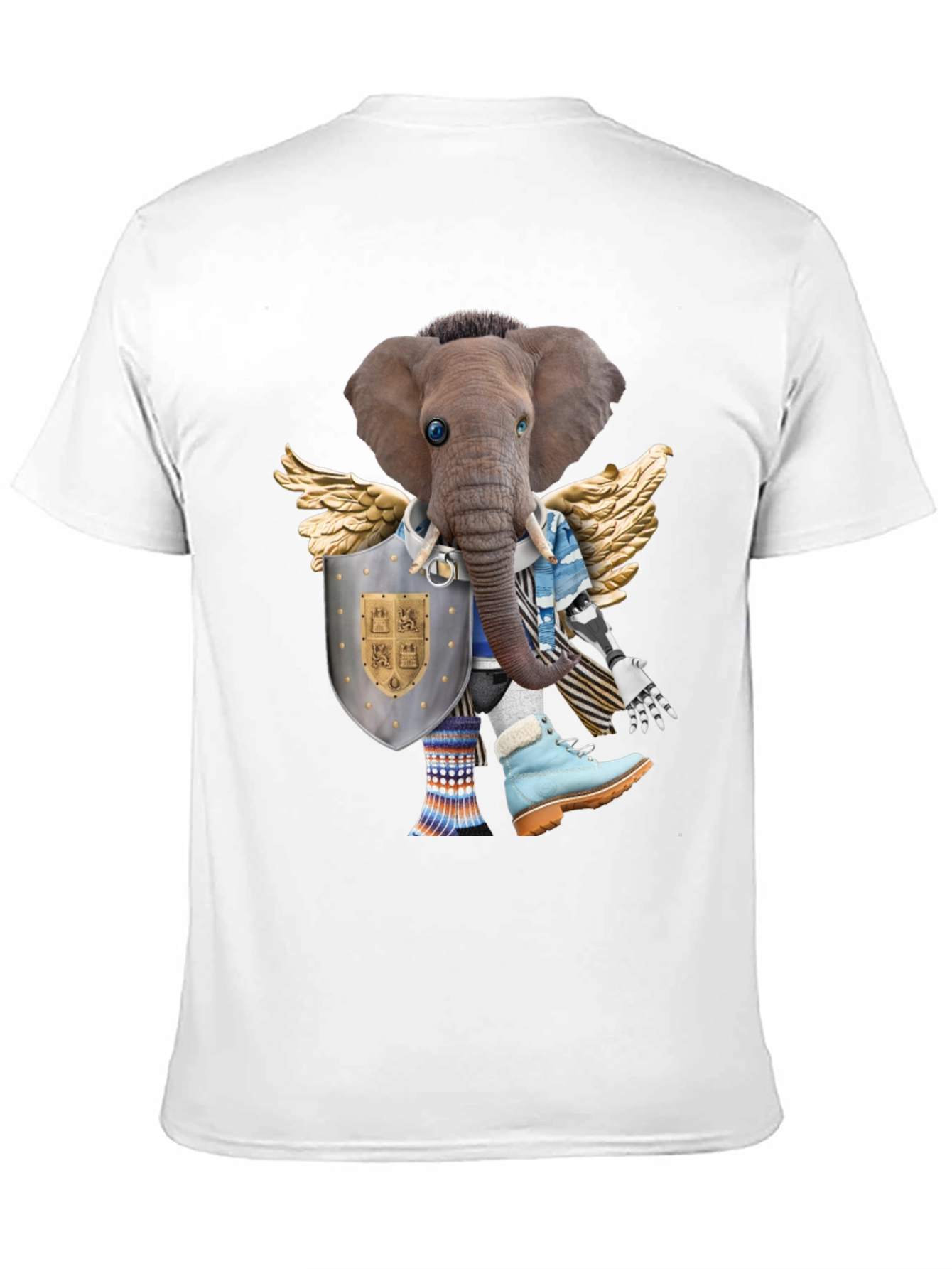 Elephant Knight T-Shirt - Unique Graphic Tee