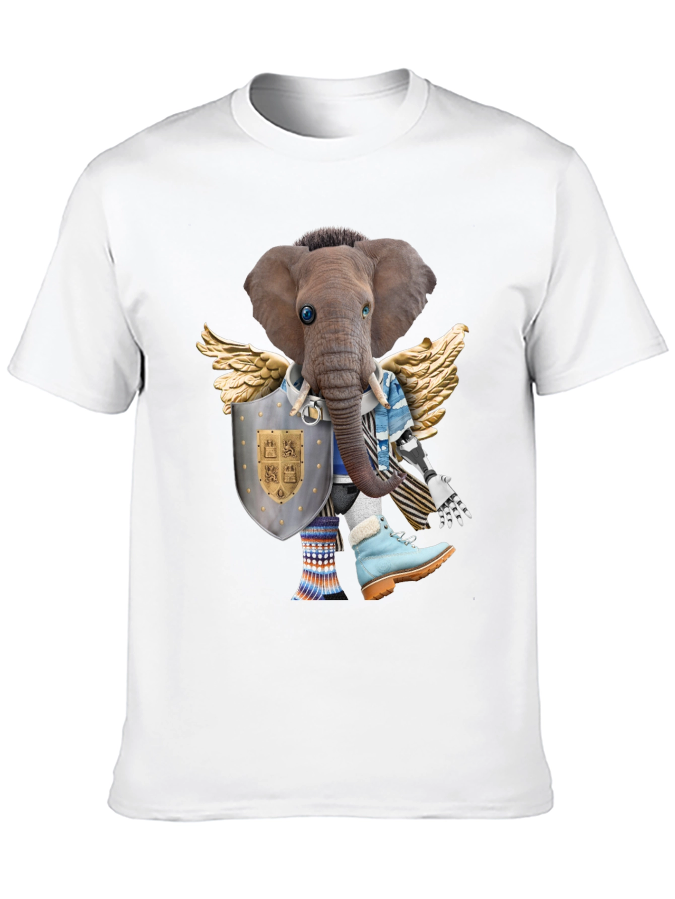 Elephant Knight T-Shirt - Unique Graphic Tee