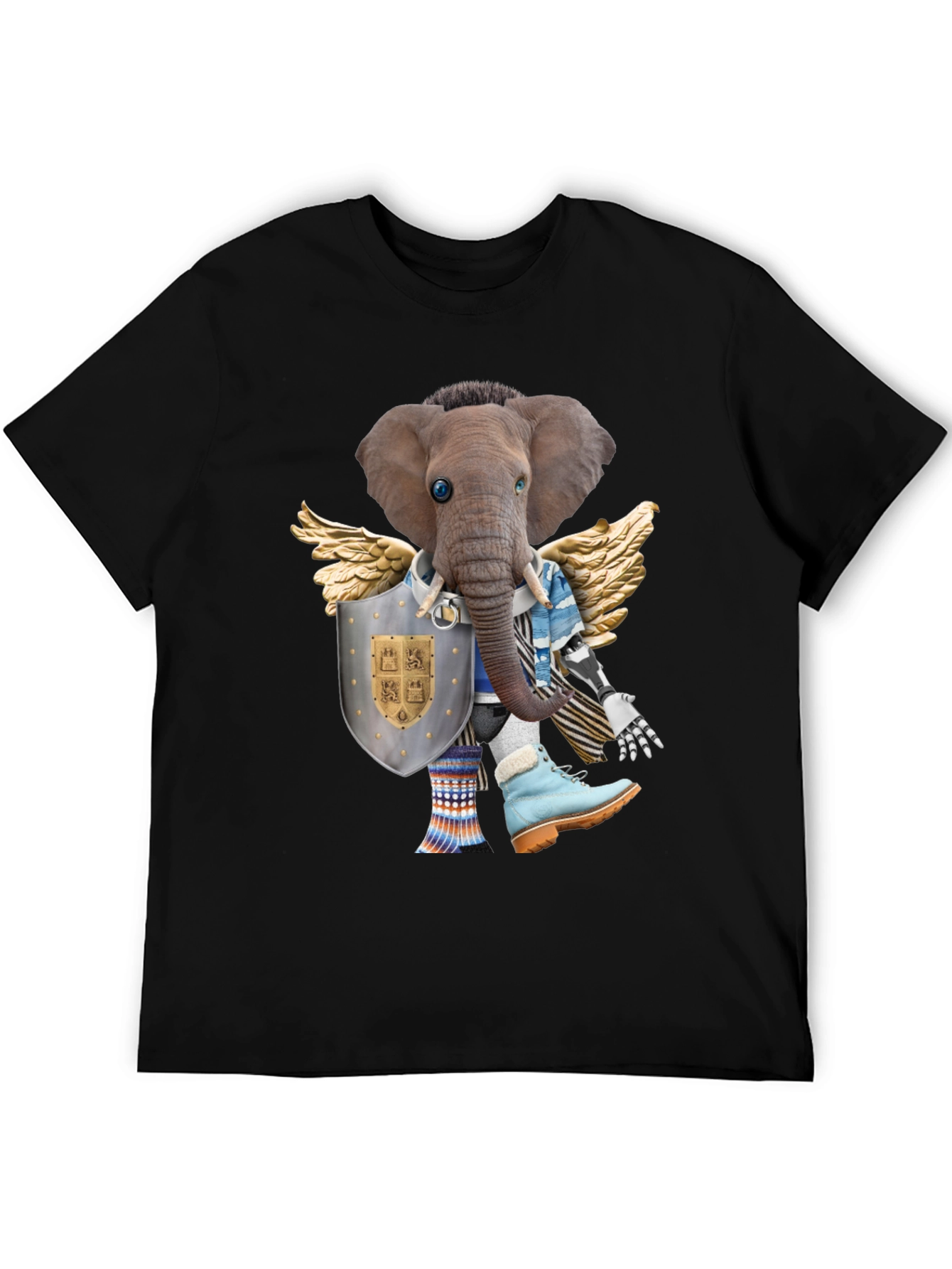 Elephant Knight T-Shirt - Unique Graphic Tee