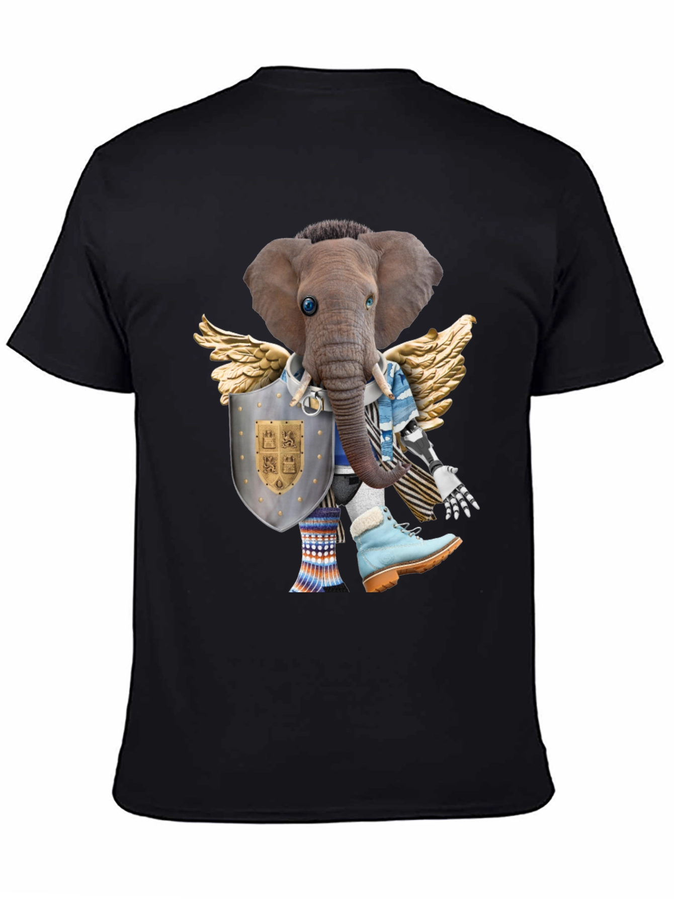 Elephant Knight T-Shirt - Unique Graphic Tee