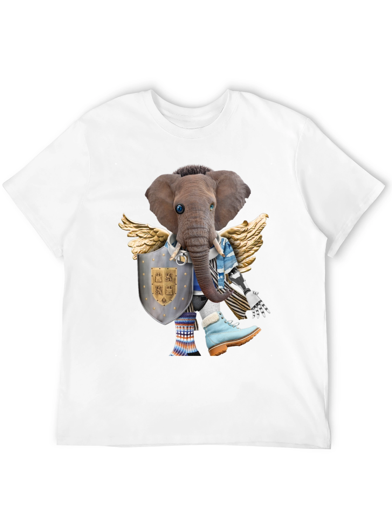 Elephant Knight T-Shirt - Unique Graphic Tee