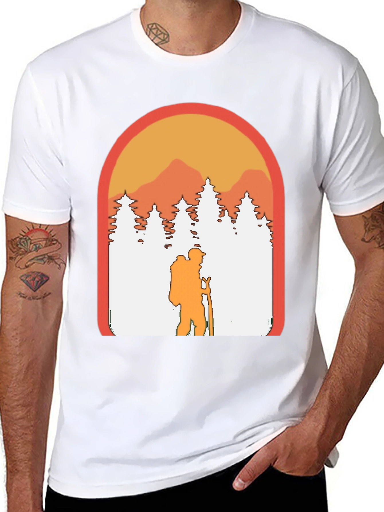 Nature Hiker Graphic Tee - Adventure Ready!