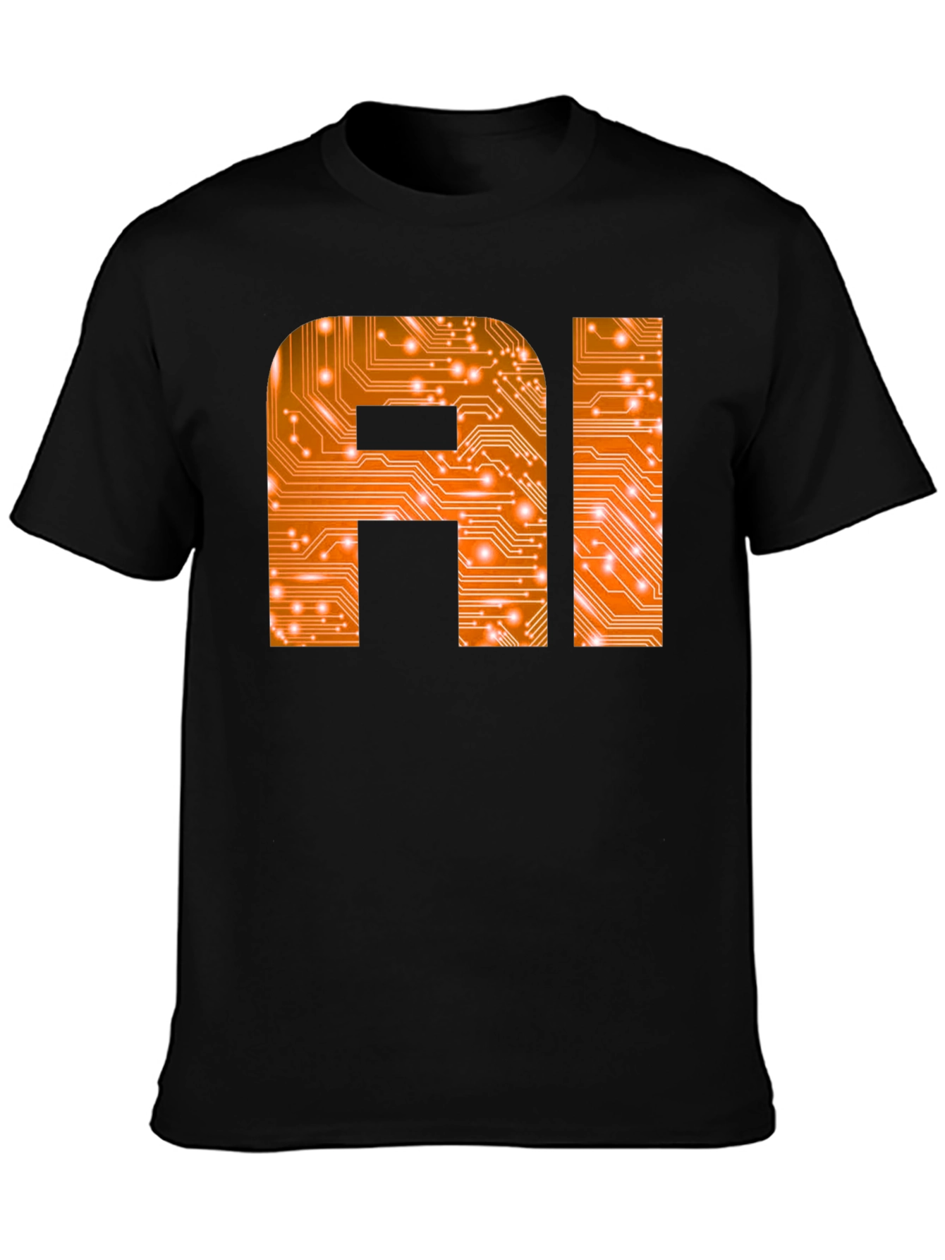 AI Circuit Board T-Shirt - Tech Inspired Design
