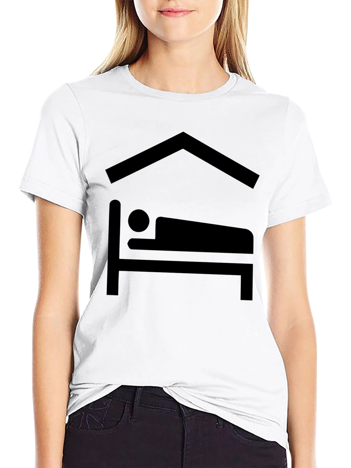 Cozy Time Black T-Shirt - Sleepy Design