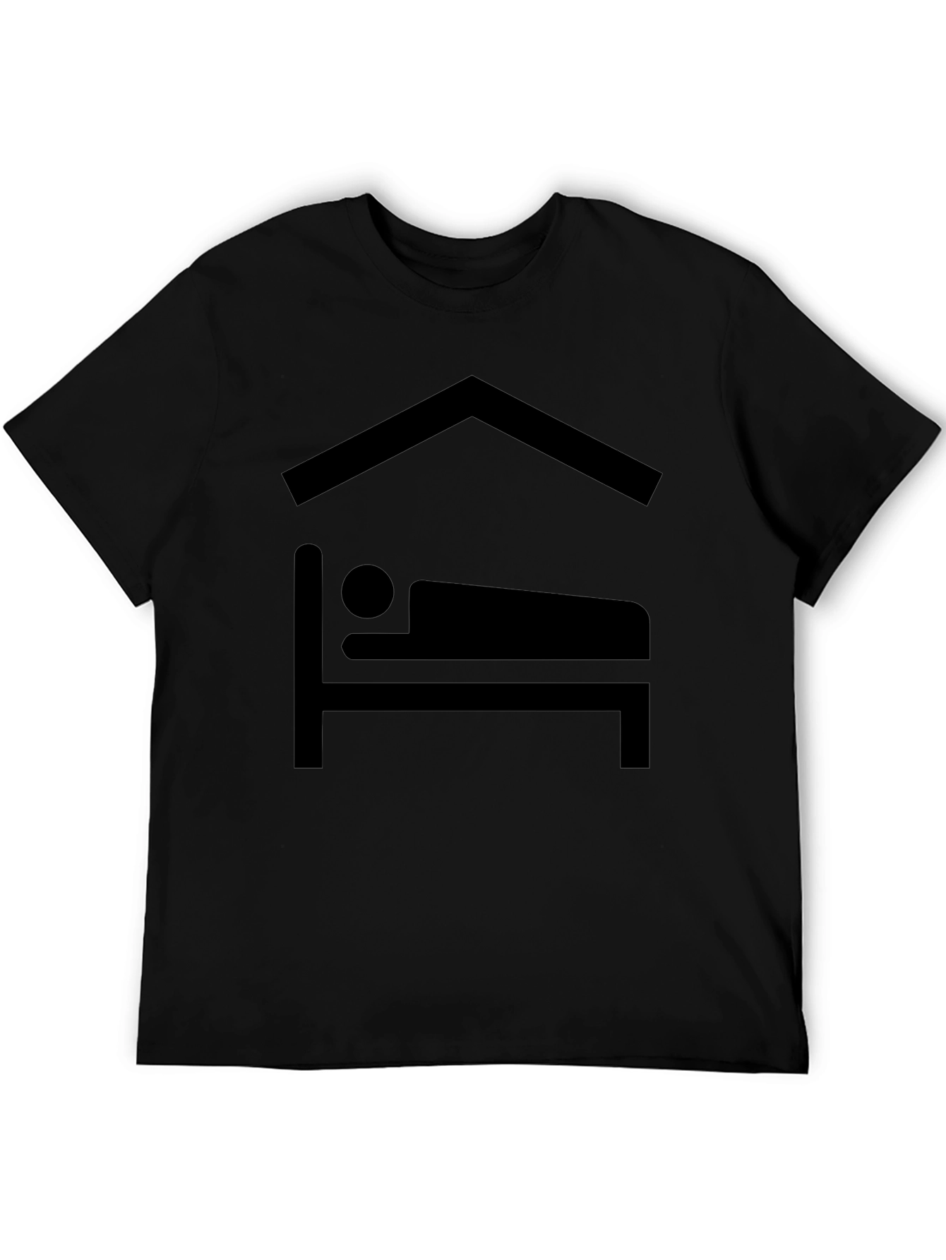 Cozy Time Black T-Shirt - Sleepy Design