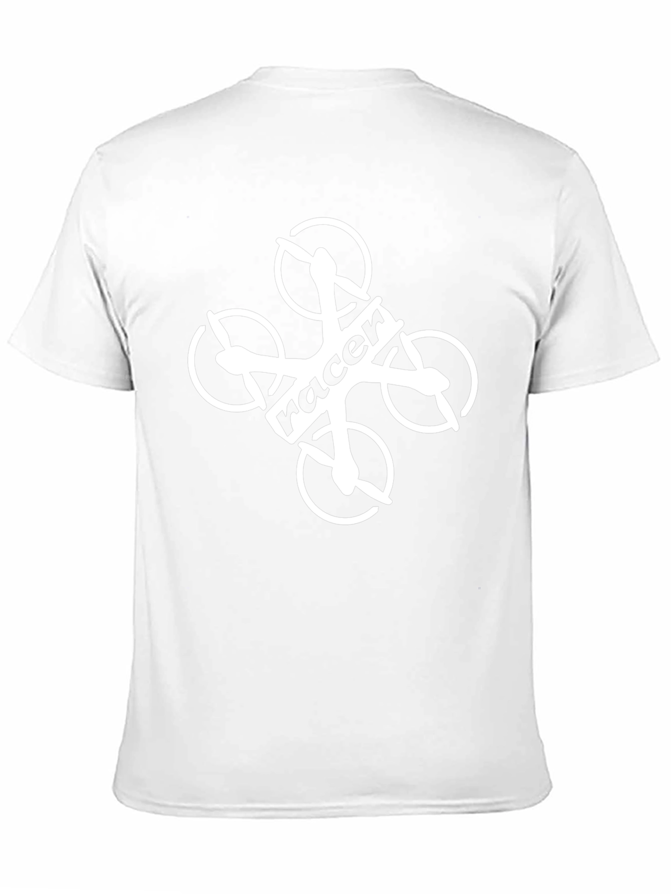 Drone Racer Graphic Tee - Black Cotton T-Shirt