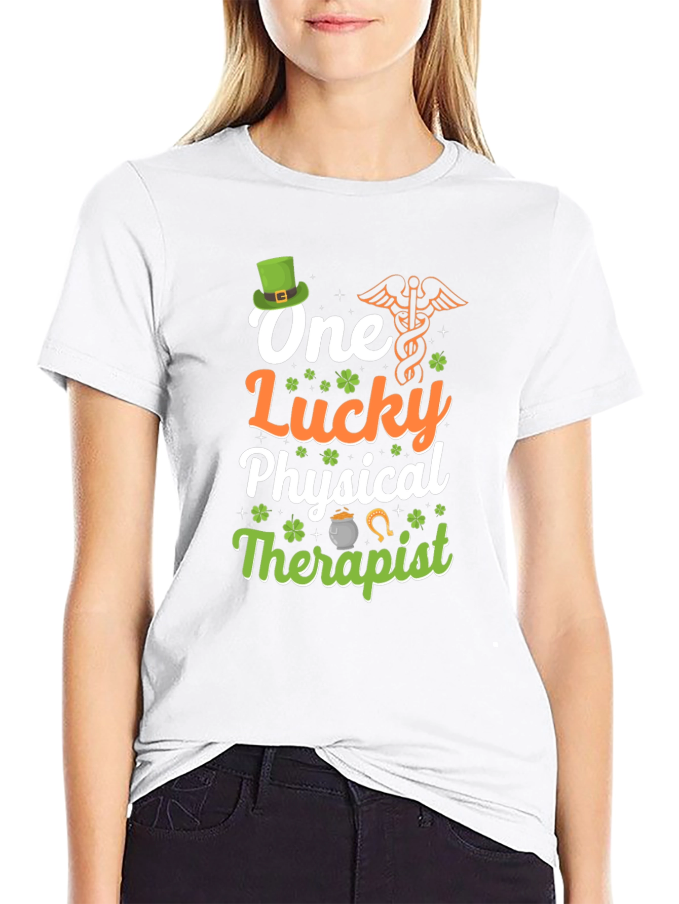 Lucky Physical Therapist St. Patricks Day T-Shirt