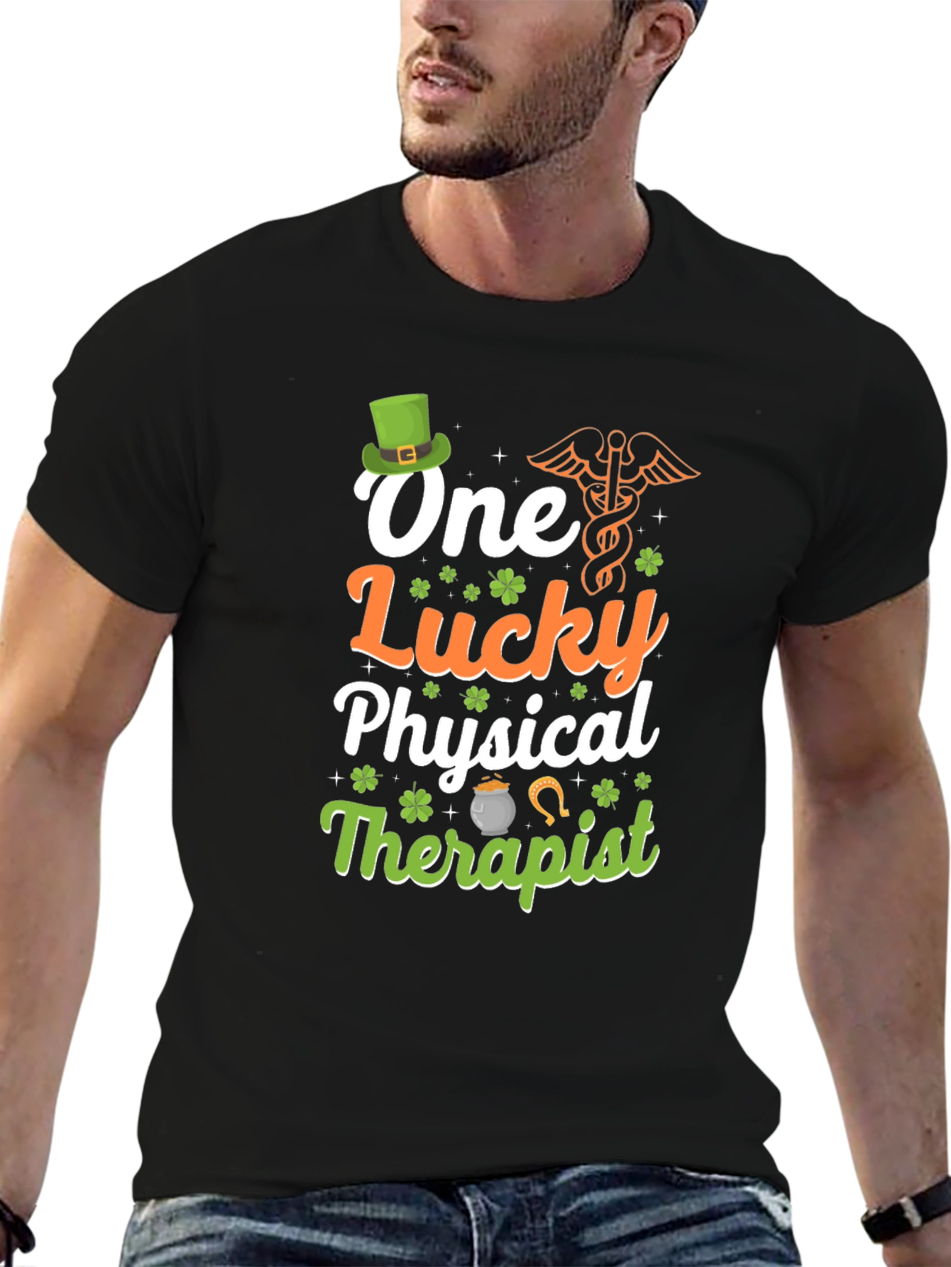 Lucky Physical Therapist St. Patricks Day T-Shirt