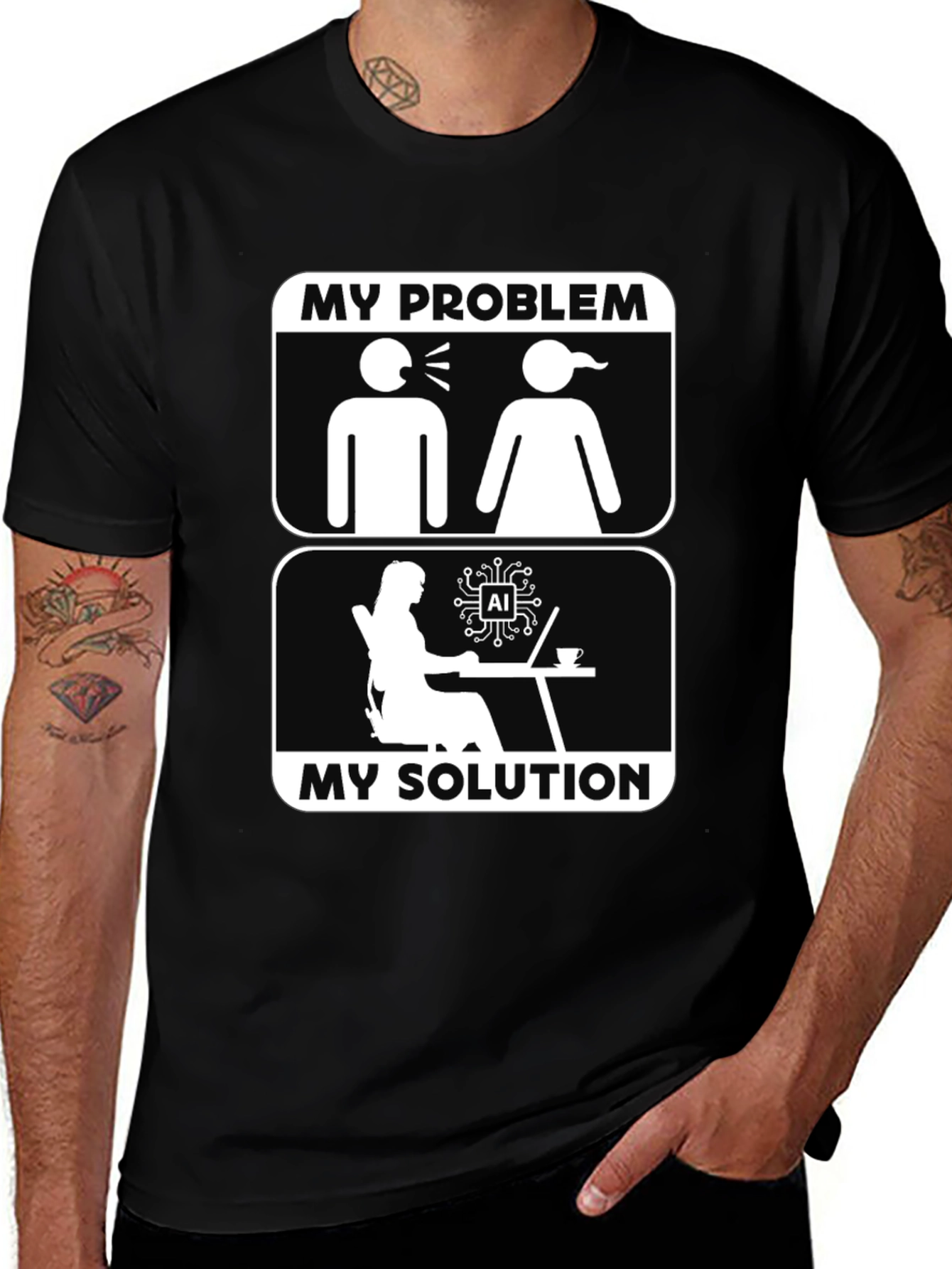 AI Solution T-Shirt - Funny Programmer Tee