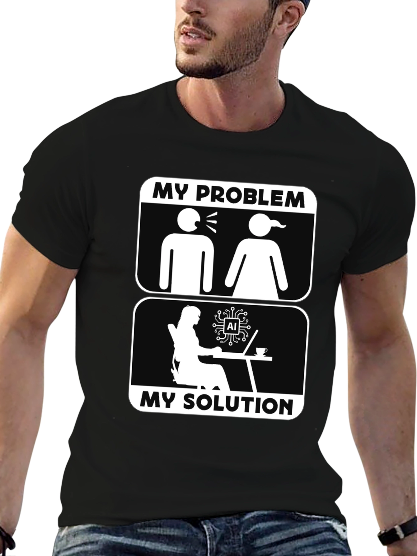 AI Solution T-Shirt - Funny Programmer Tee