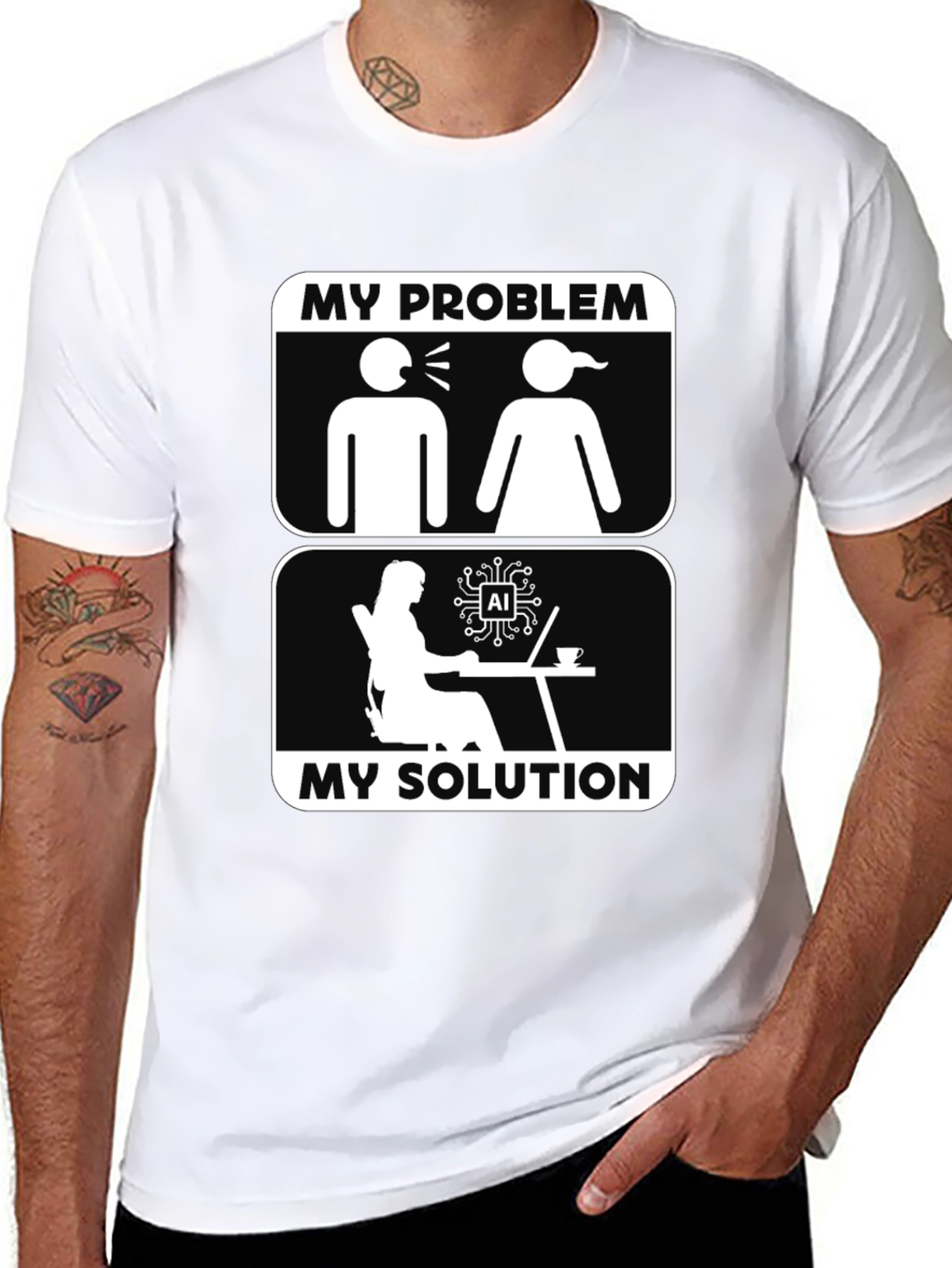 AI Solution T-Shirt - Funny Programmer Tee