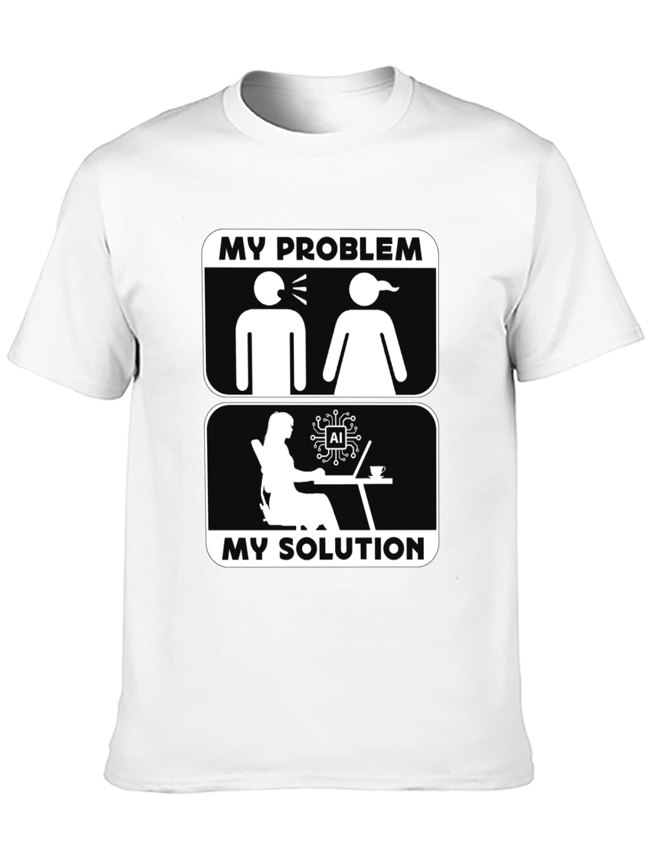 AI Solution T-Shirt - Funny Programmer Tee