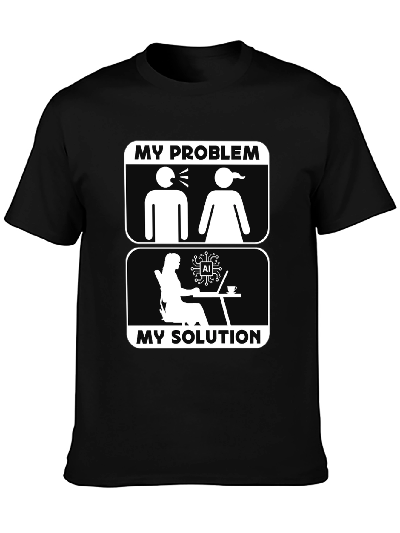 AI Solution T-Shirt - Funny Programmer Tee