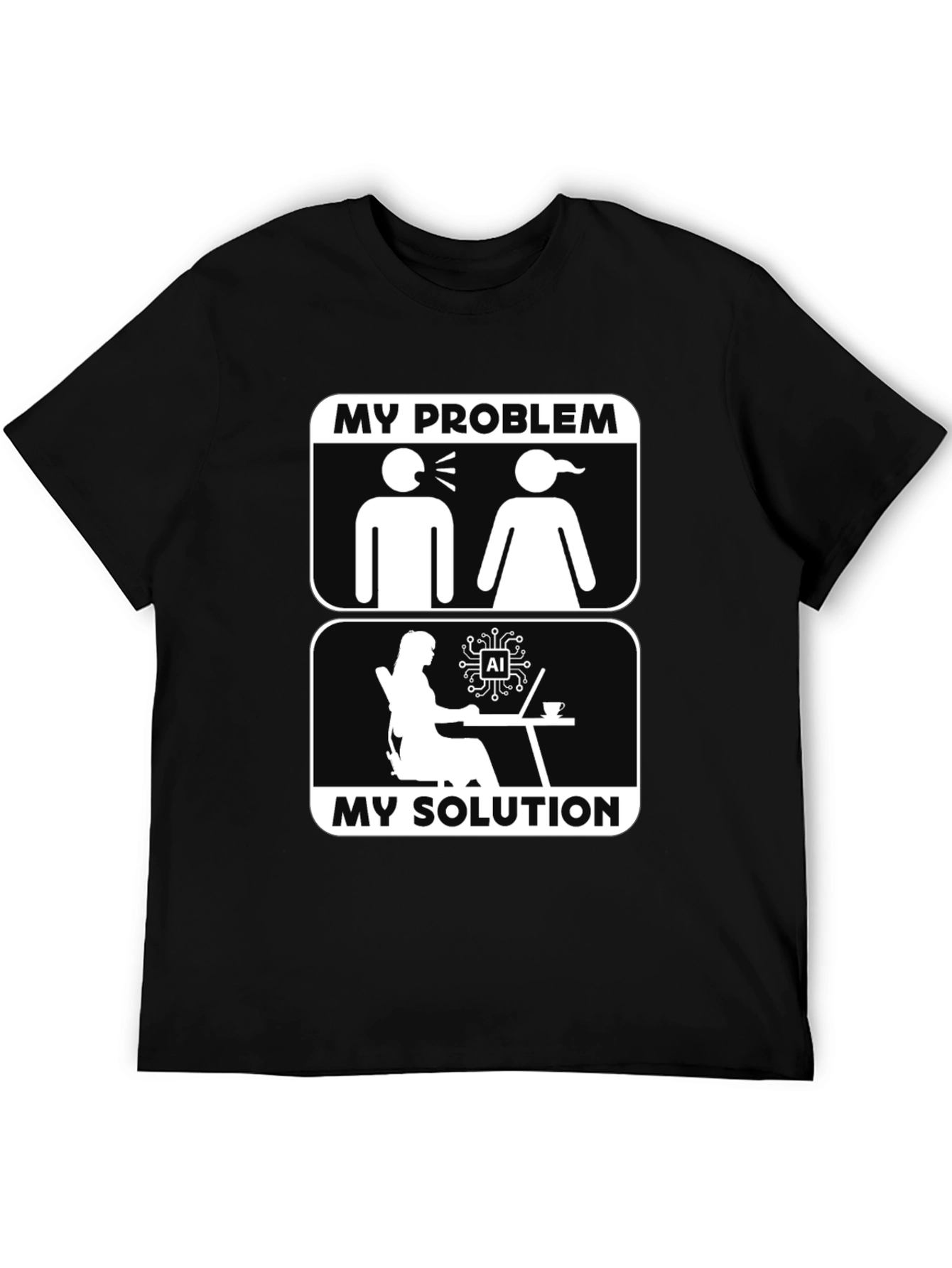 AI Solution T-Shirt - Funny Programmer Tee