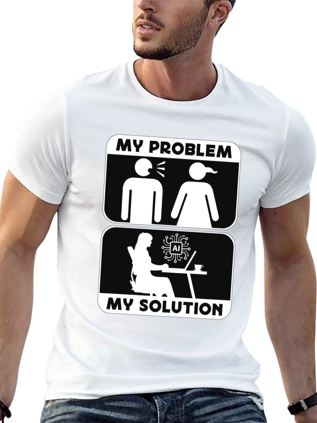 AI Solution T-Shirt - Funny Programmer Tee