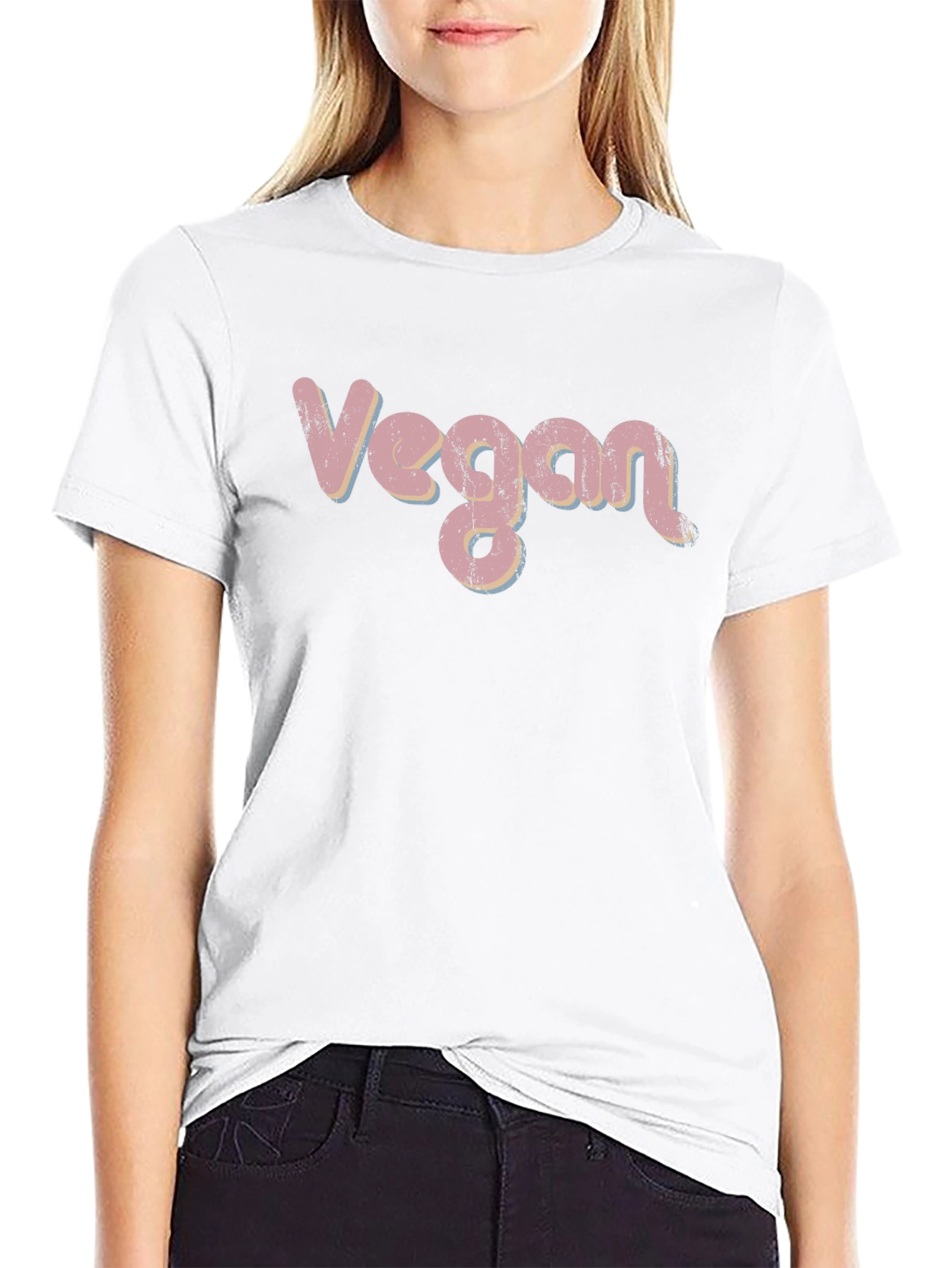 Retro Vegan Graphic T-Shirt