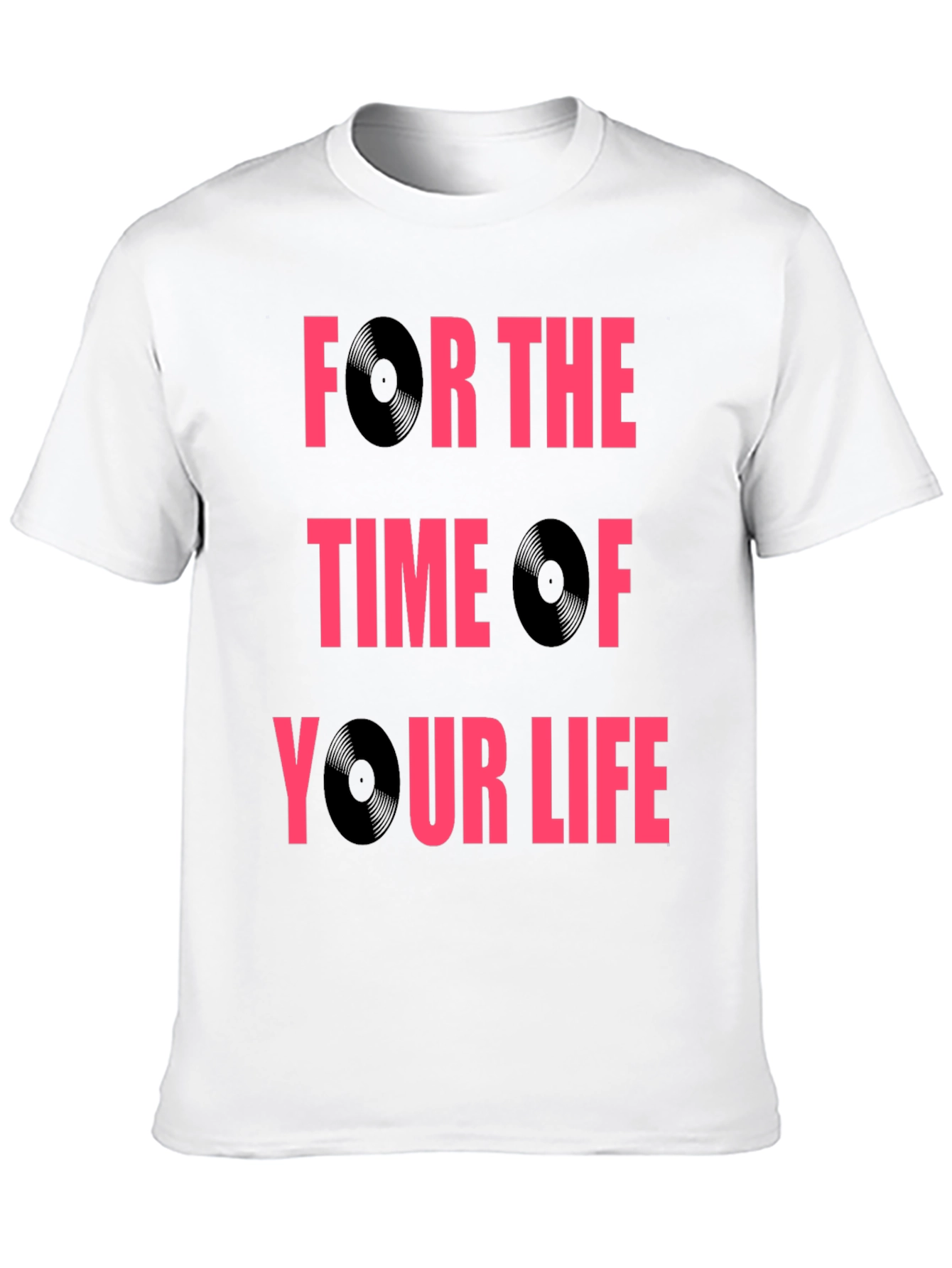 Retro Vinyl Record Graphic T-Shirt