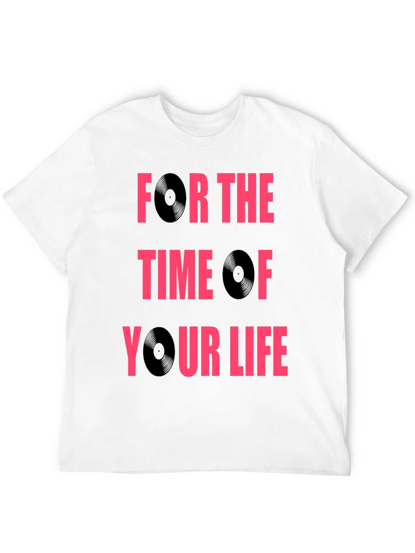 Retro Vinyl Record Graphic T-Shirt