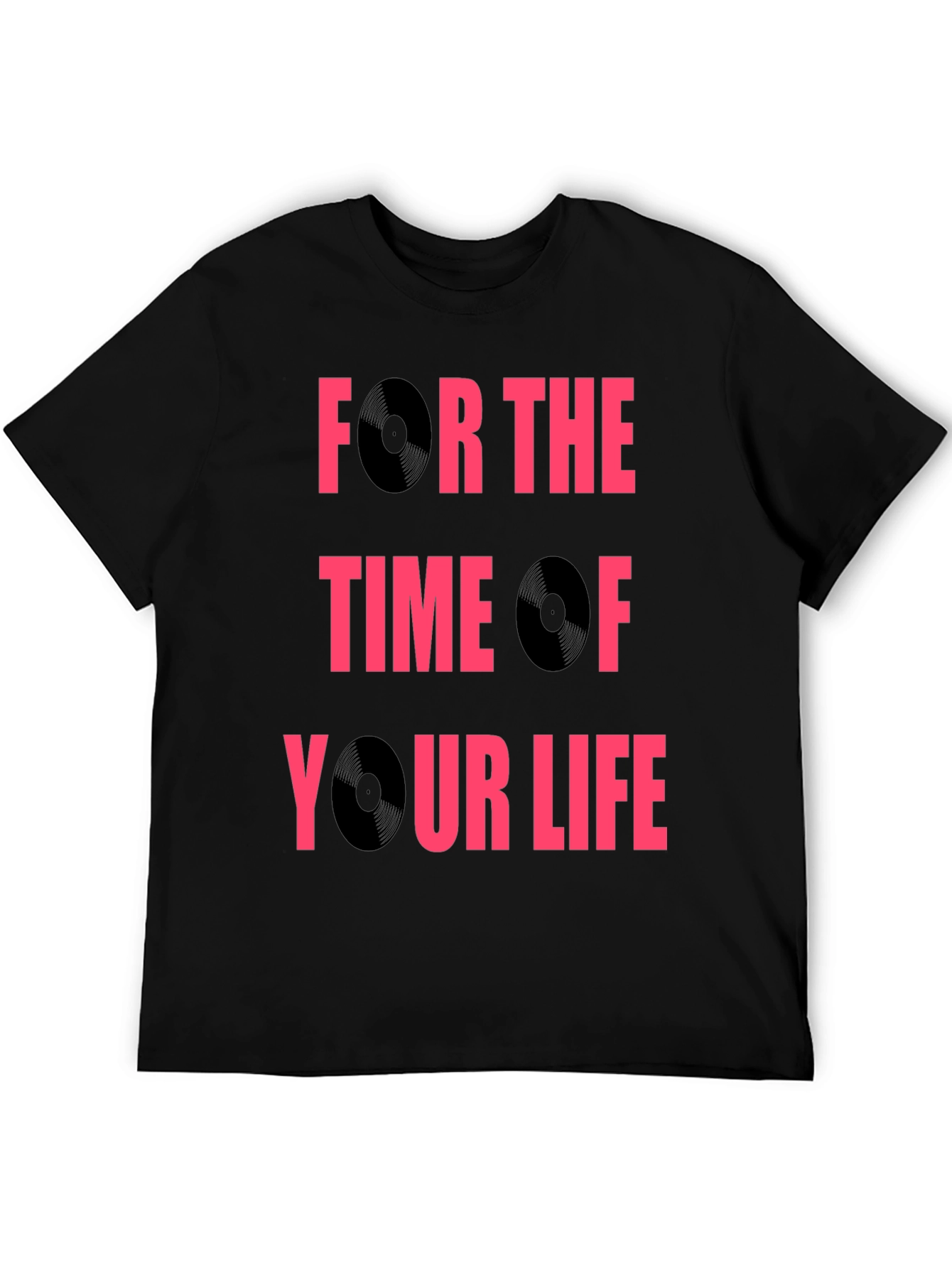 Retro Vinyl Record Graphic T-Shirt