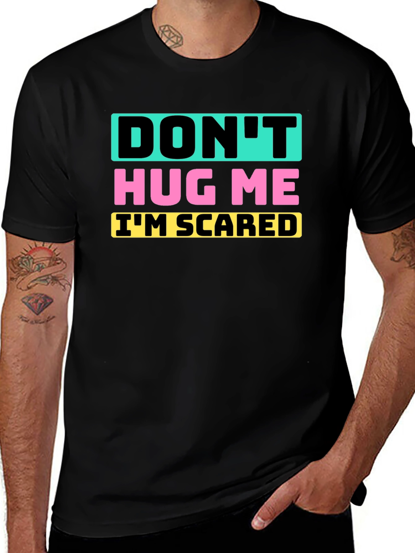 Dont Hug Me Im Scared Graphic Tee