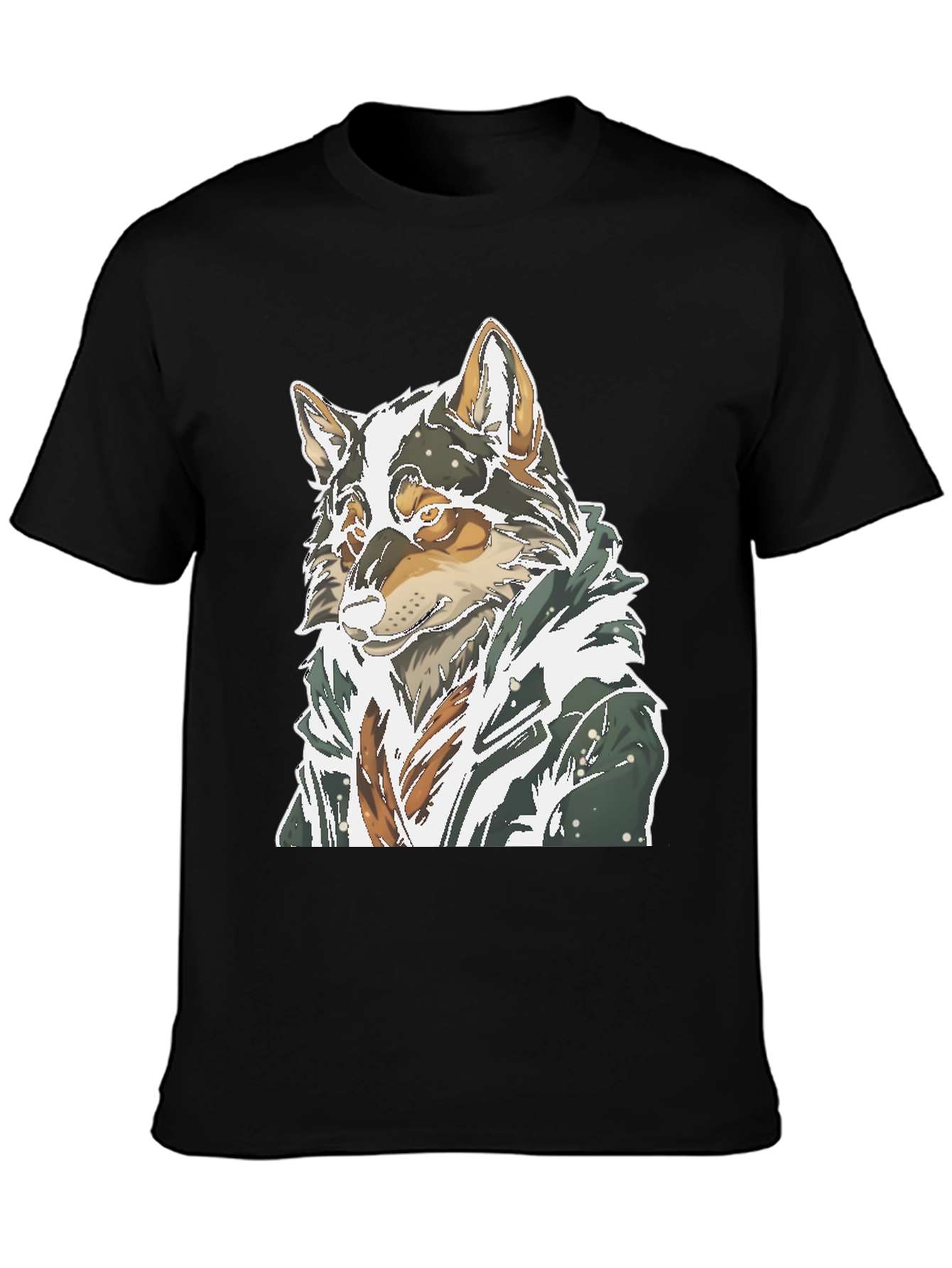 Wolf Graphic Tee - Stylish Unisex Cotton T-Shirt