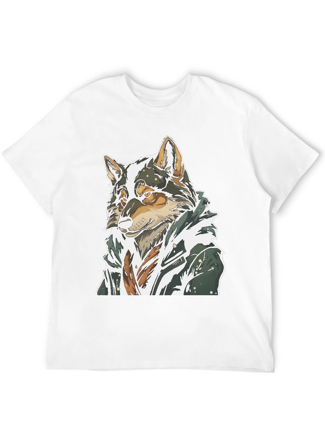 Wolf Graphic Tee - Stylish Unisex Cotton T-Shirt