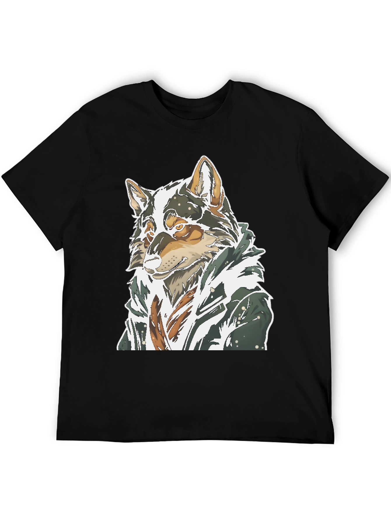 Wolf Graphic Tee - Stylish Unisex Cotton T-Shirt