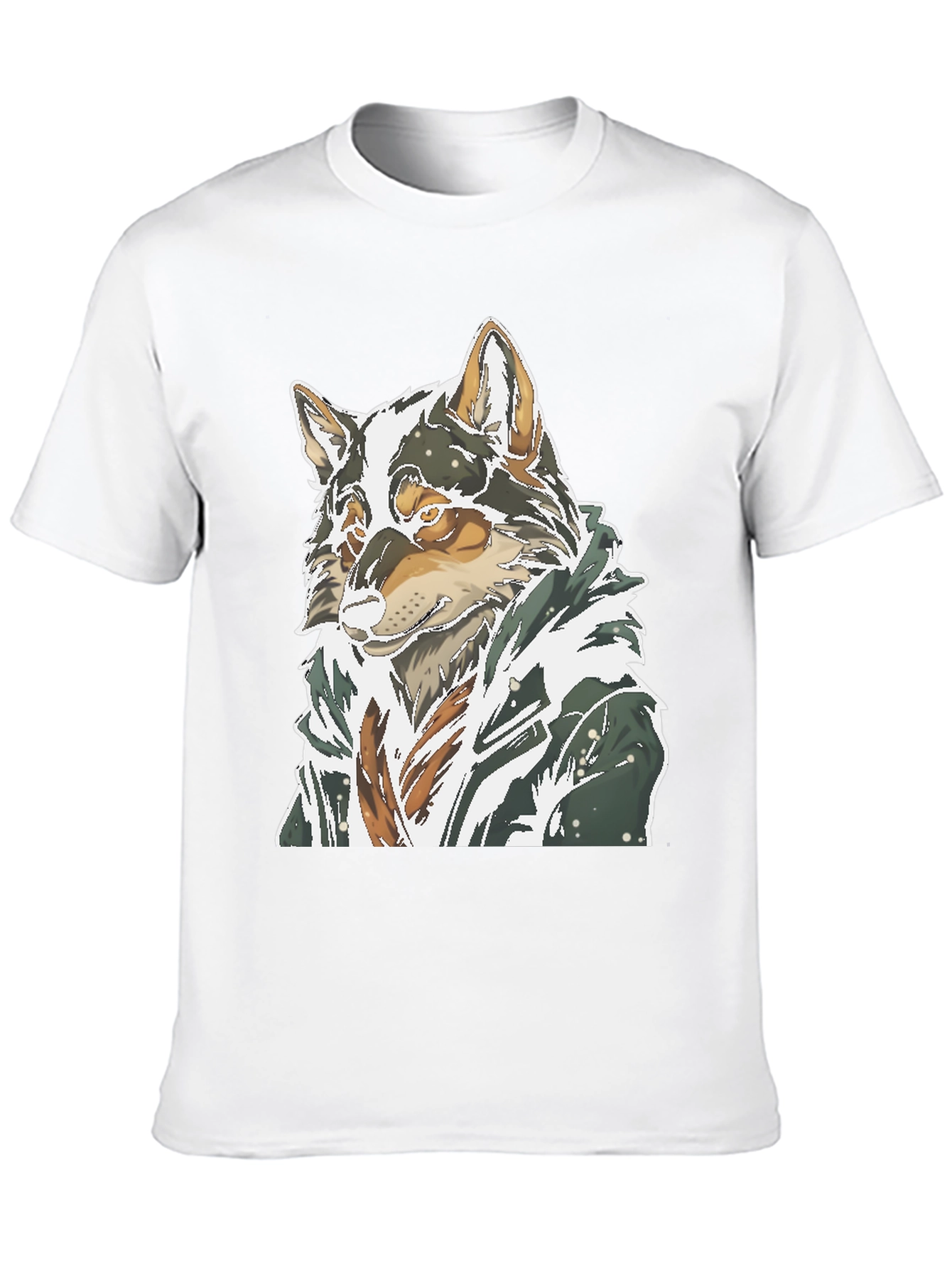Wolf Graphic Tee - Stylish Unisex Cotton T-Shirt