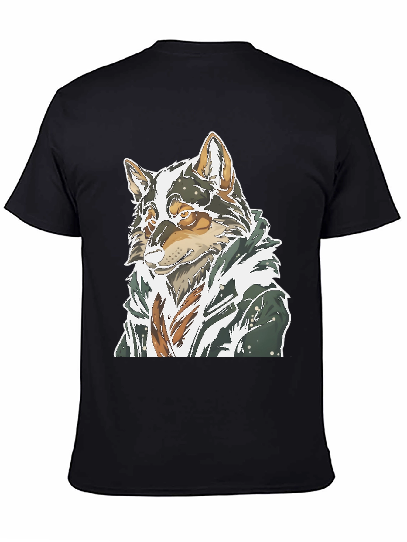 Wolf Graphic Tee - Stylish Unisex Cotton T-Shirt