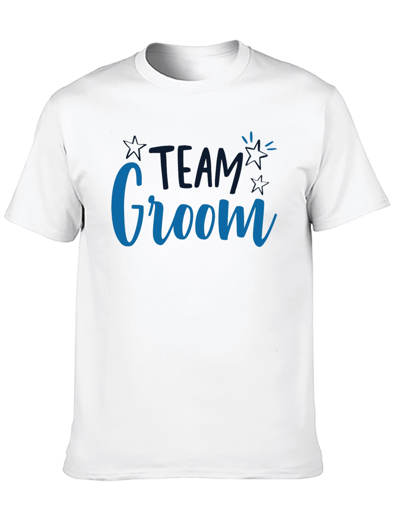 Team Groom Crew T-Shirt - Black Cotton Blend