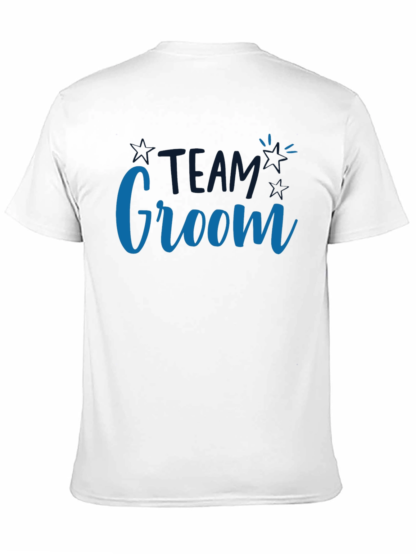 Team Groom Crew T-Shirt - Black Cotton Blend