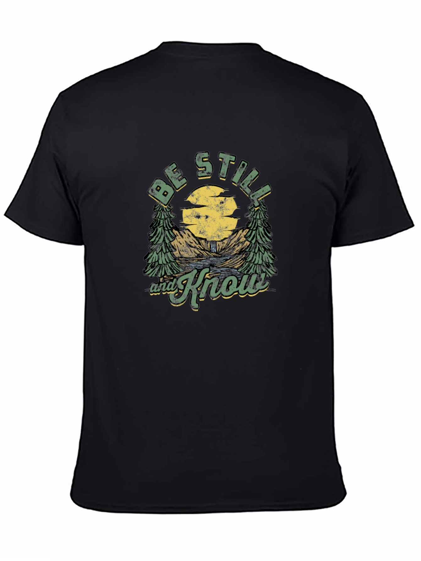 Be Still and Know T-Shirt - Nature Graphic Tee