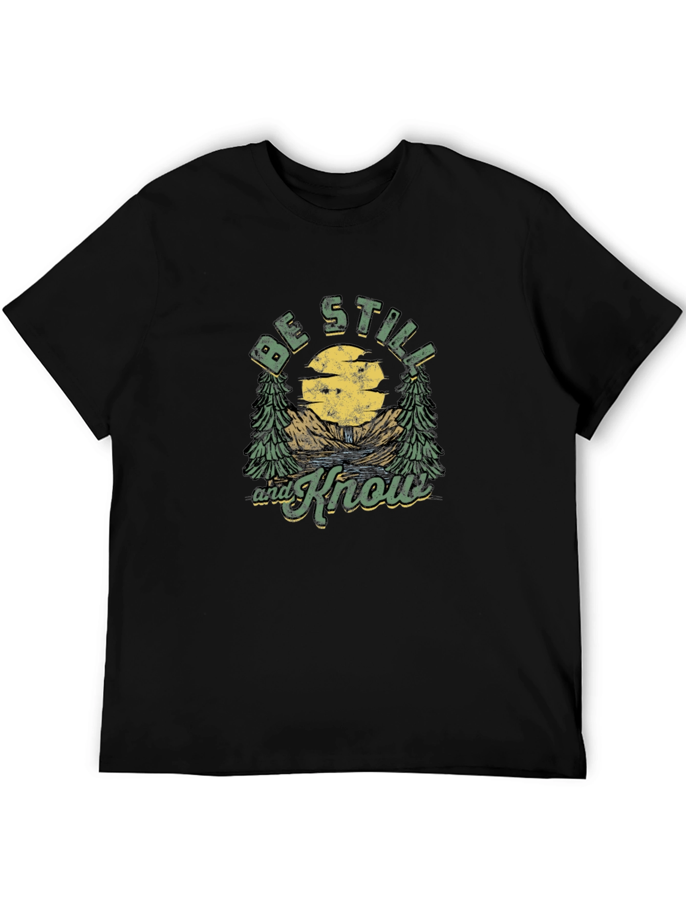 Be Still and Know T-Shirt - Nature Graphic Tee